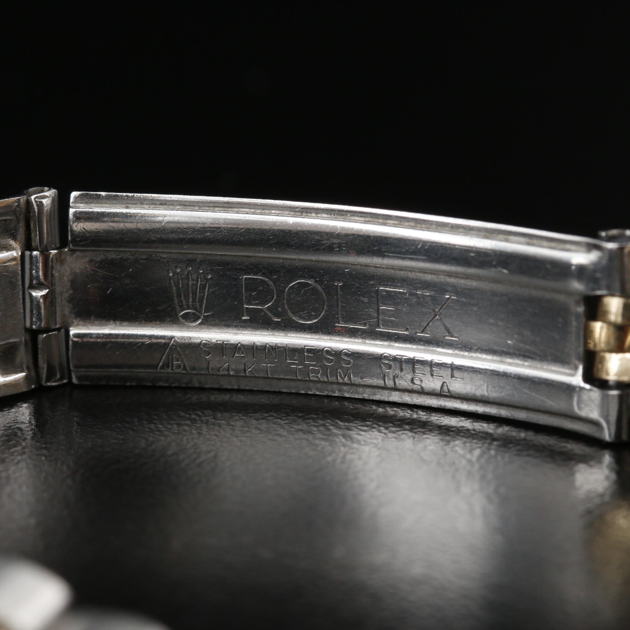 1978 Rolex Date 6917 14K Gold and Stainless Steel Automatic Watch