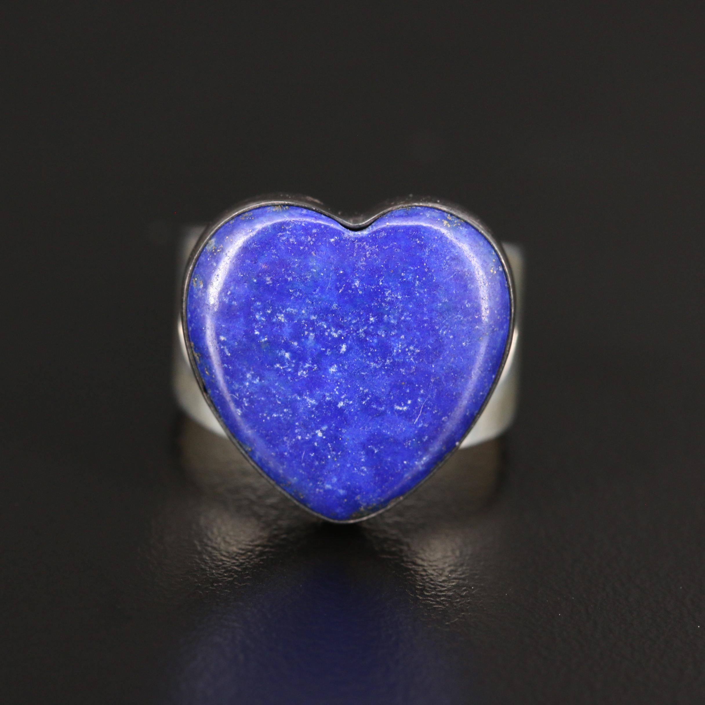 Sterling Gemstone Rings with Vintage Mexican 950 Silver Ring