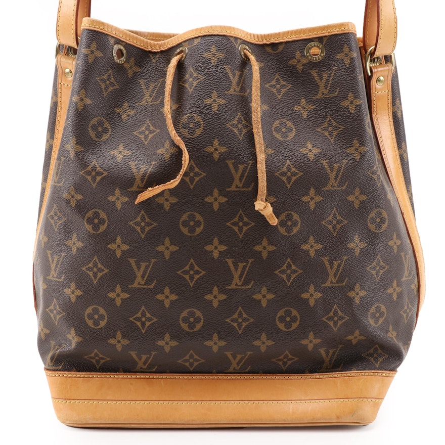 Louis Vuitton Noé Bucket Bag in Monogram Canvas and Vachetta Leather