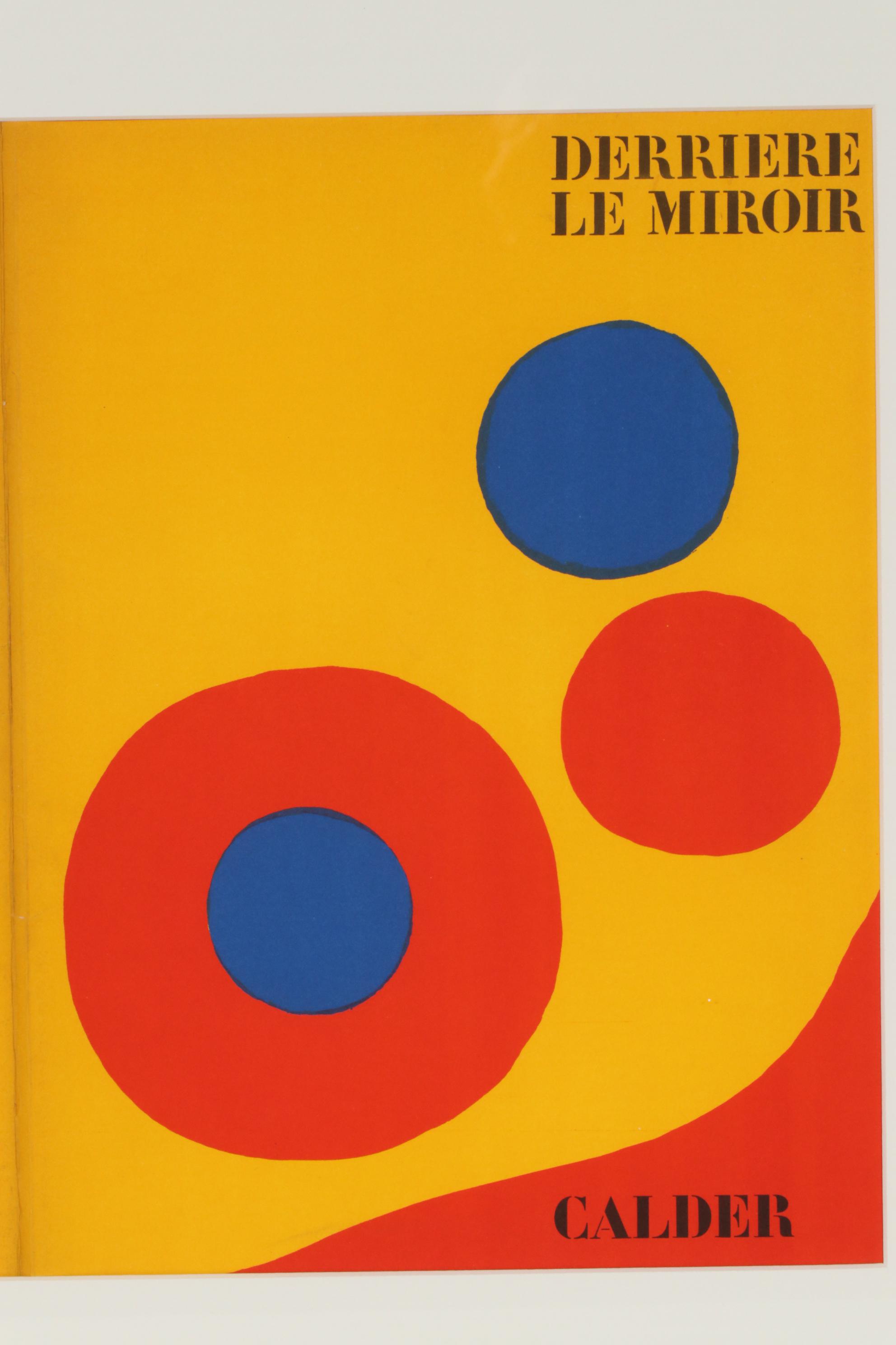 Alexander Calder Color Lithograph for "Derrière le Miroir", 1973