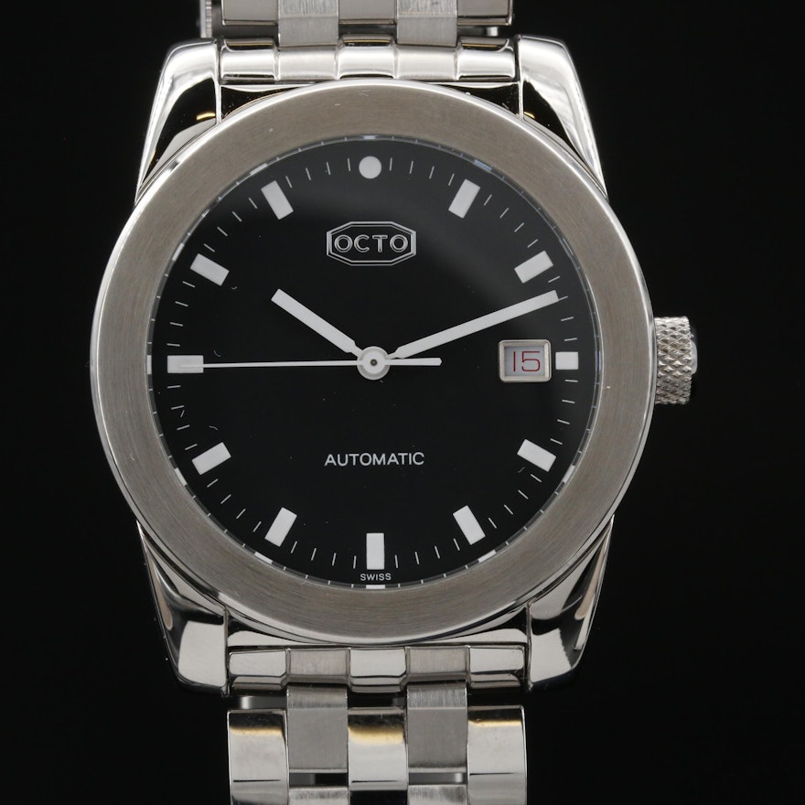 Swiss Octo EG00-004 Stainless Steel Automatic Wristwatch