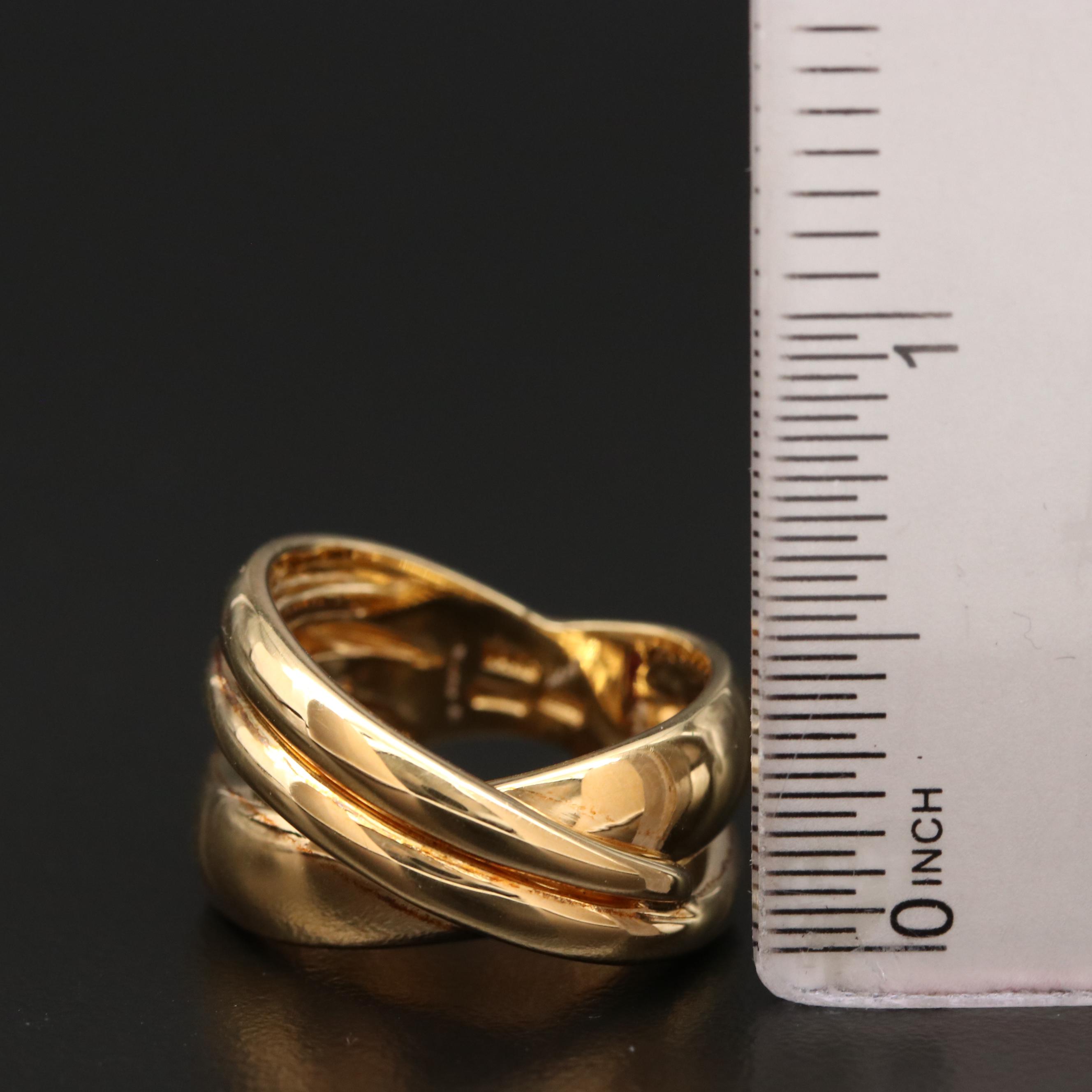 Roberto Coin 18K Crossover Ring
