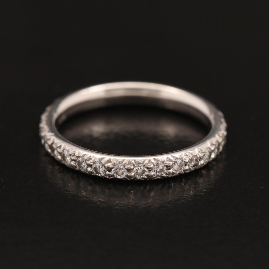 Platinum Diamond Eternity Band