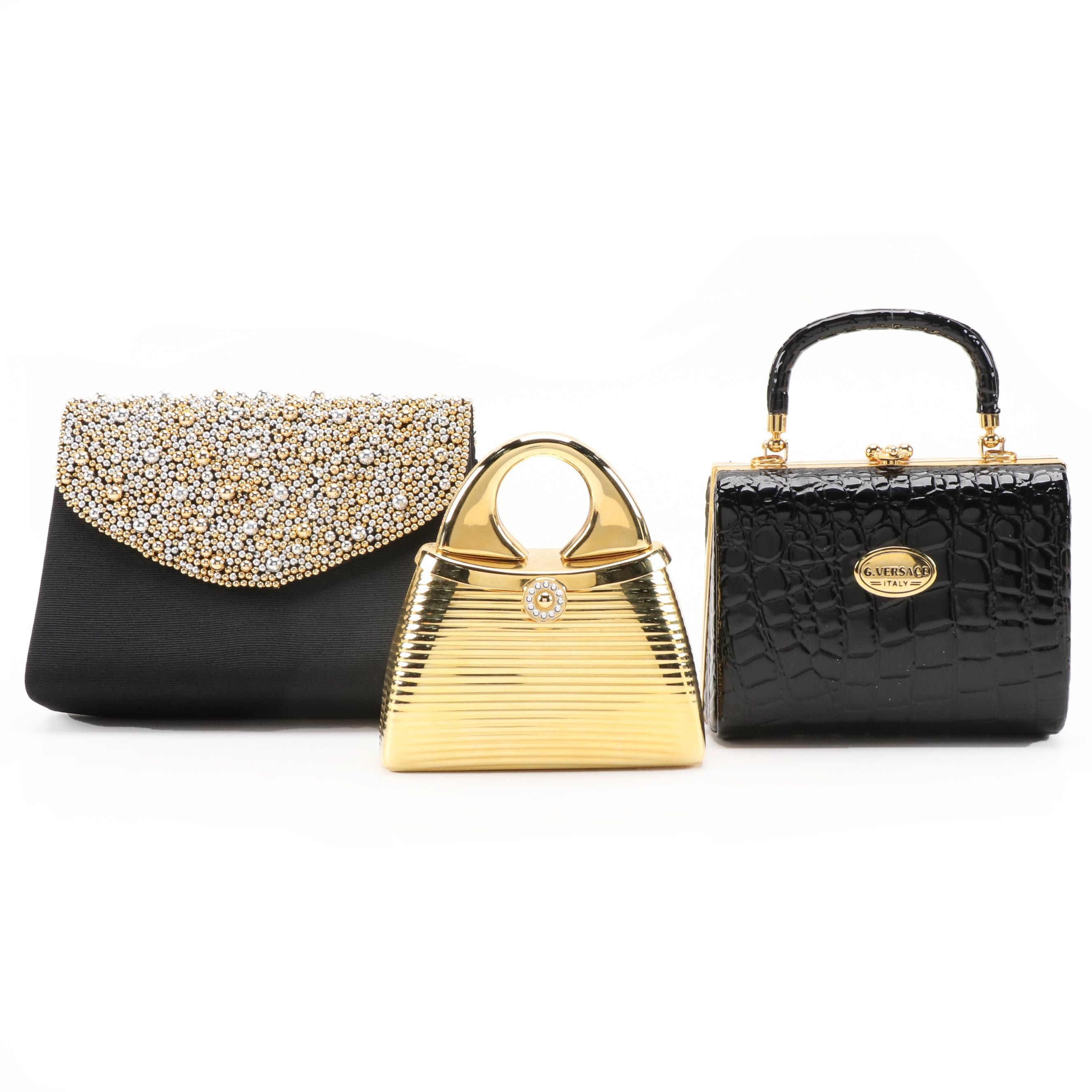 G. Versace, Bechamel and Fiorucci Evening Purses and Clutch, Vintage