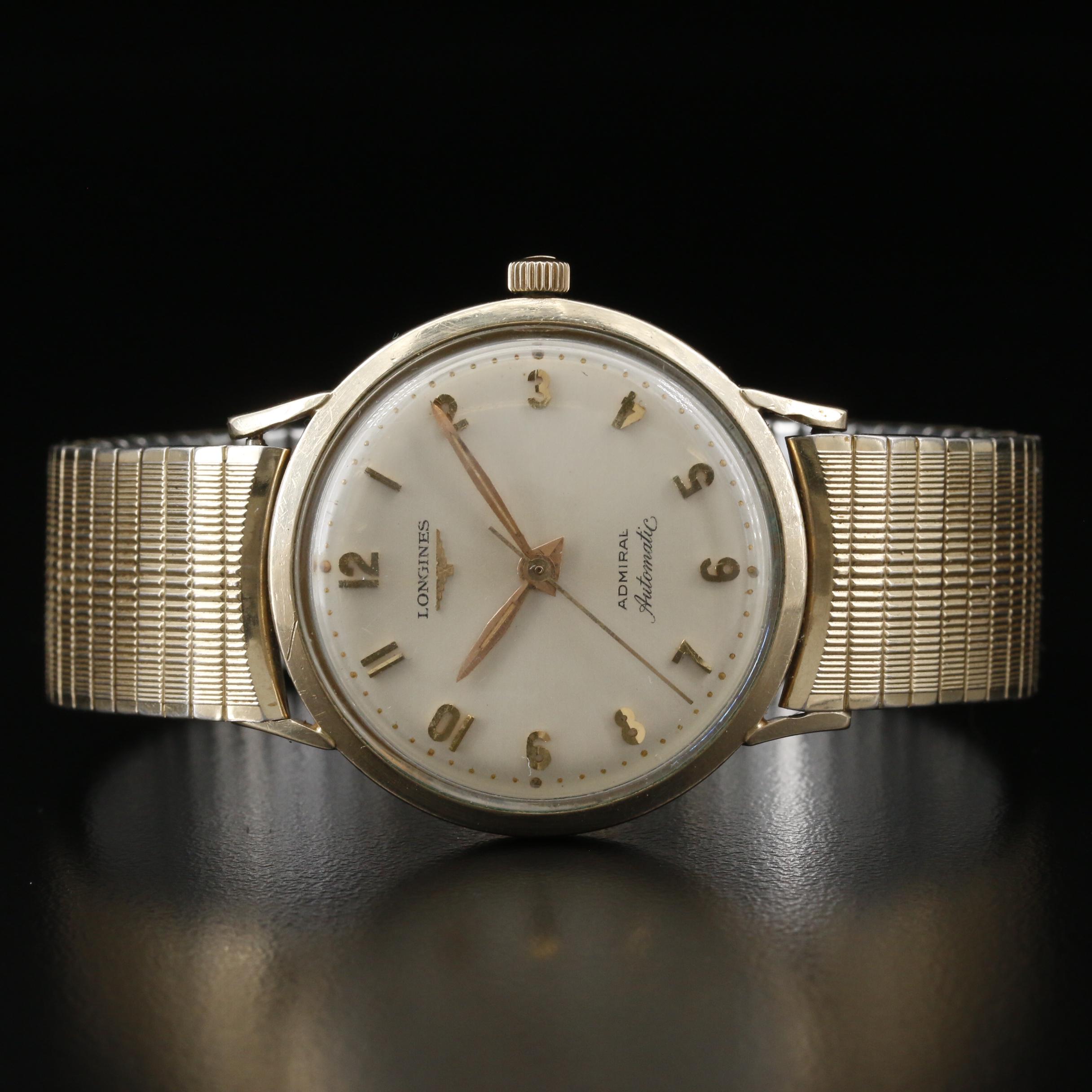 Vintage Longines "Admiral" 10K Gold Filled Automatic Watch