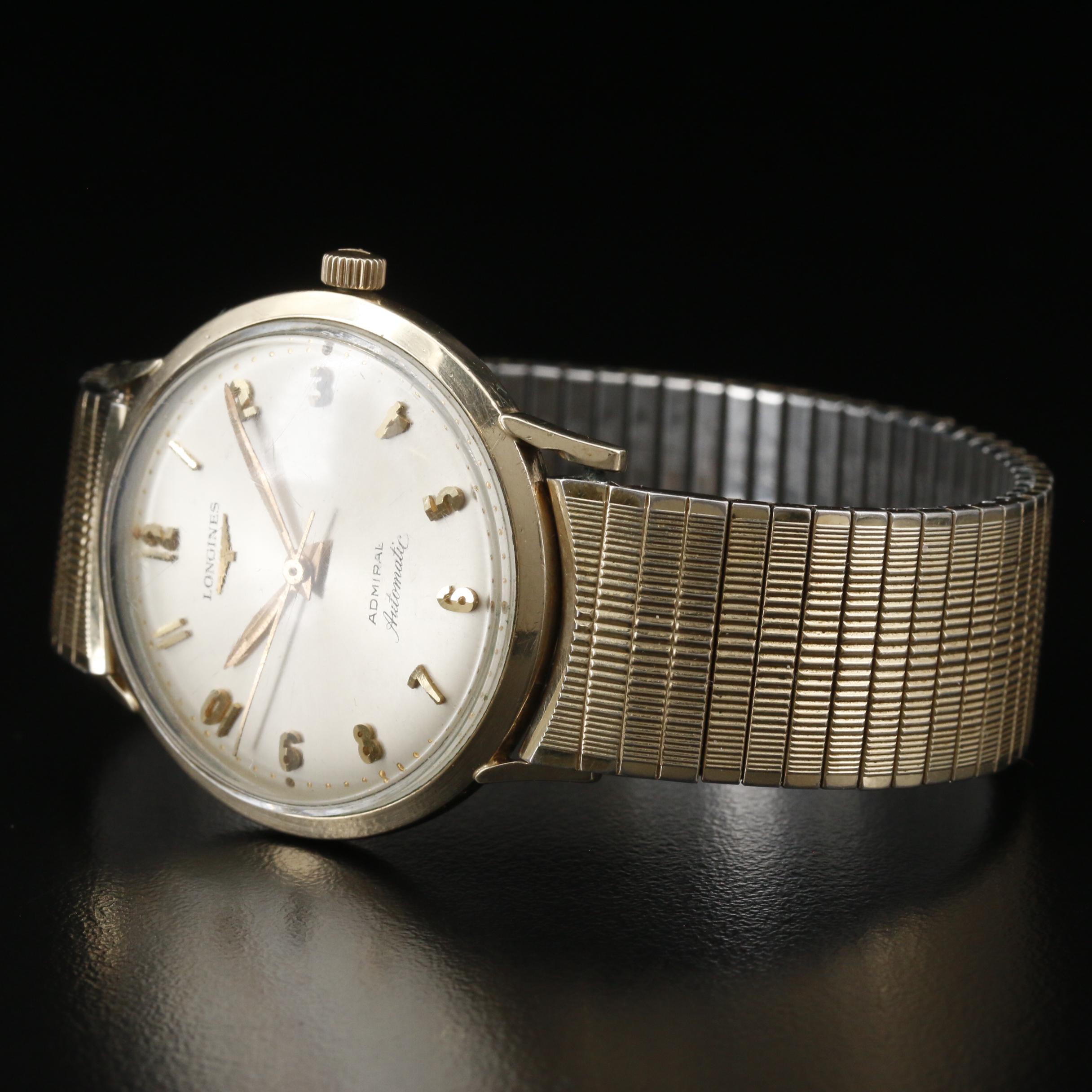 Vintage Longines "Admiral" 10K Gold Filled Automatic Watch