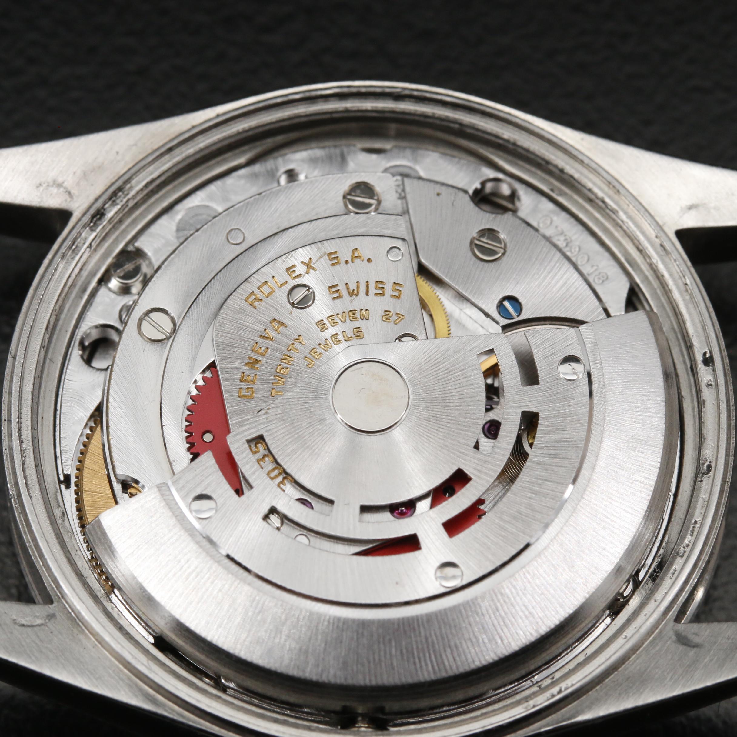 1982 Rolex Oyster Perpetual Date Stainless Steel Watch