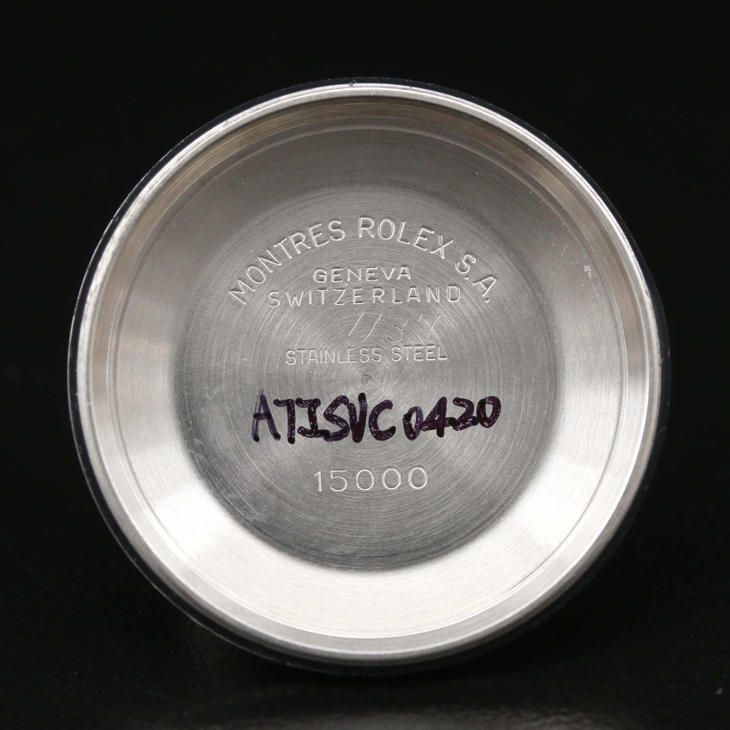 1982 Rolex Oyster Perpetual Date Stainless Steel Watch