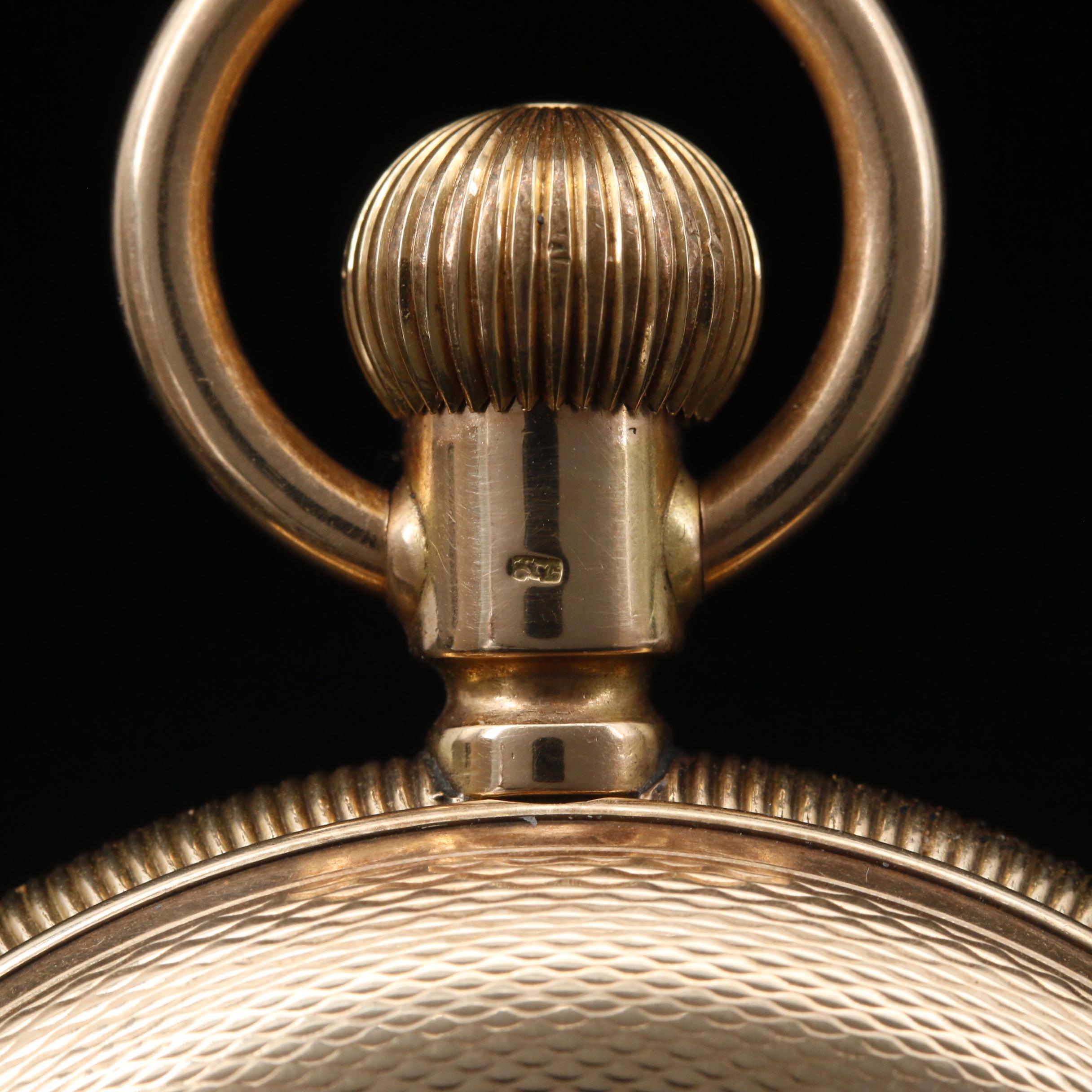 14K E. Mathey "Minute Repeater" Chronograph Pocket Watch, Circa 1890