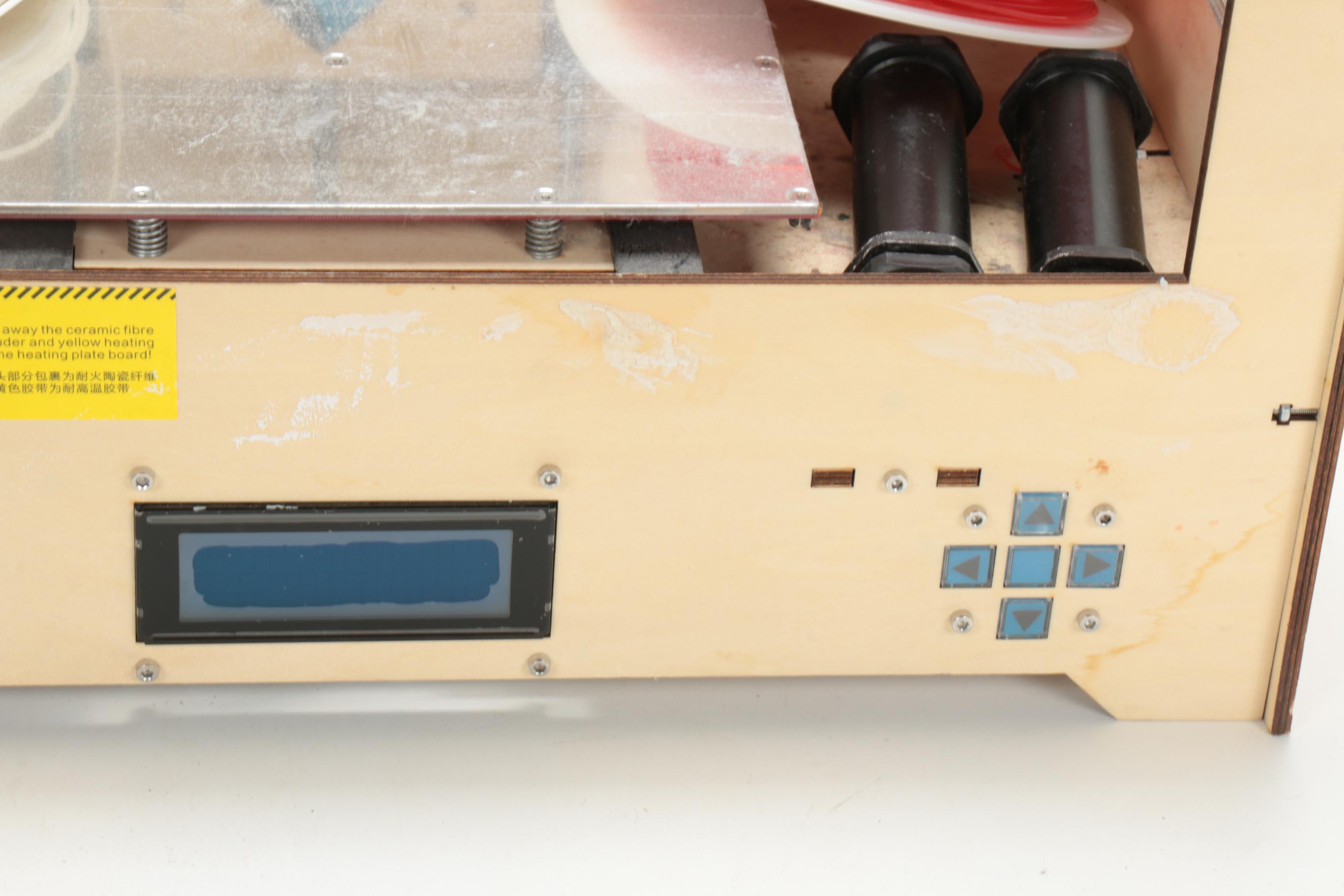 FlashForge "Creator" 3D Printer with IBM Thinkpad