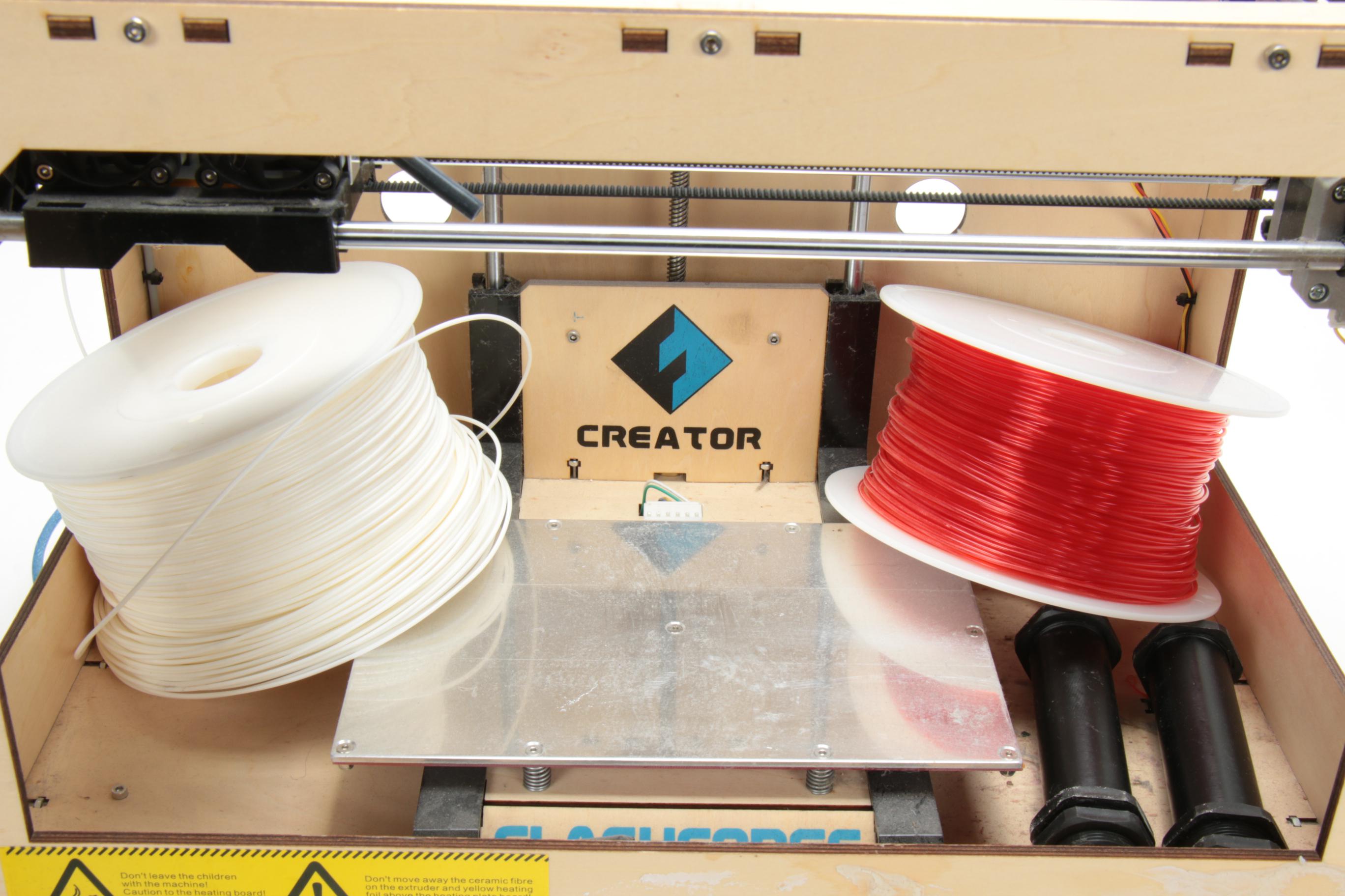 FlashForge "Creator" 3D Printer with IBM Thinkpad