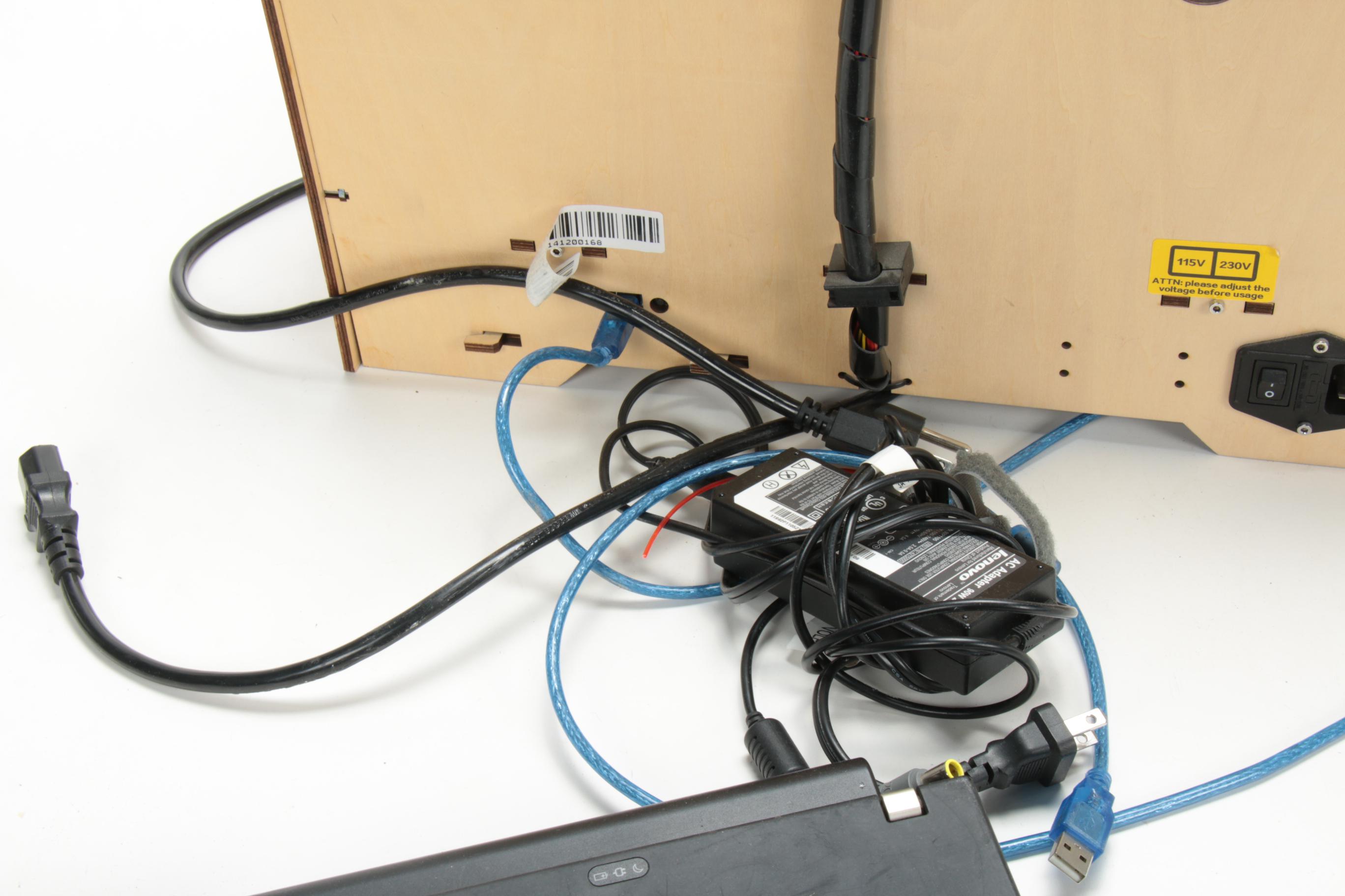 FlashForge "Creator" 3D Printer with IBM Thinkpad