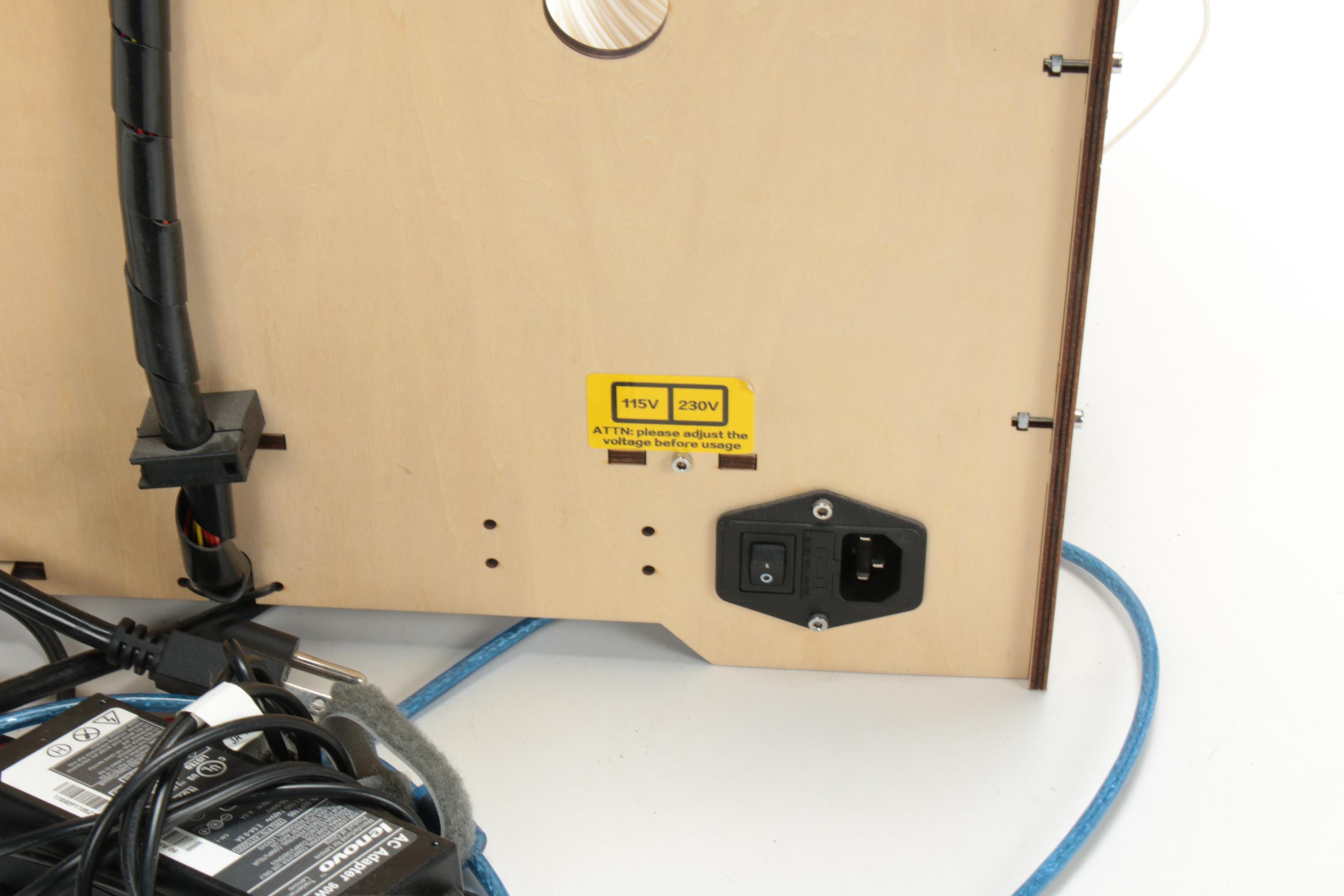 FlashForge "Creator" 3D Printer with IBM Thinkpad