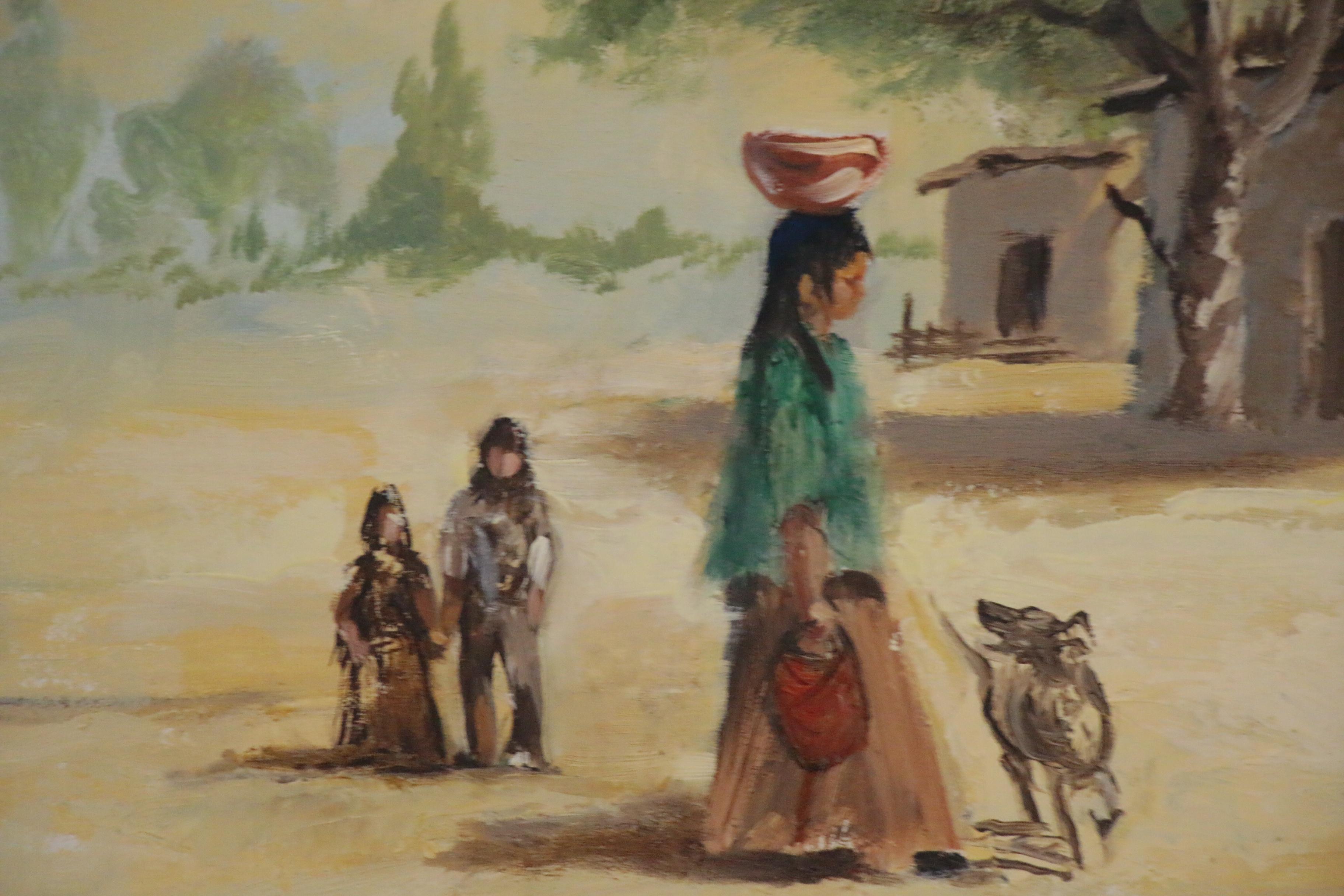 Hal Empie Oil Painting "Buenos Dias", 1980
