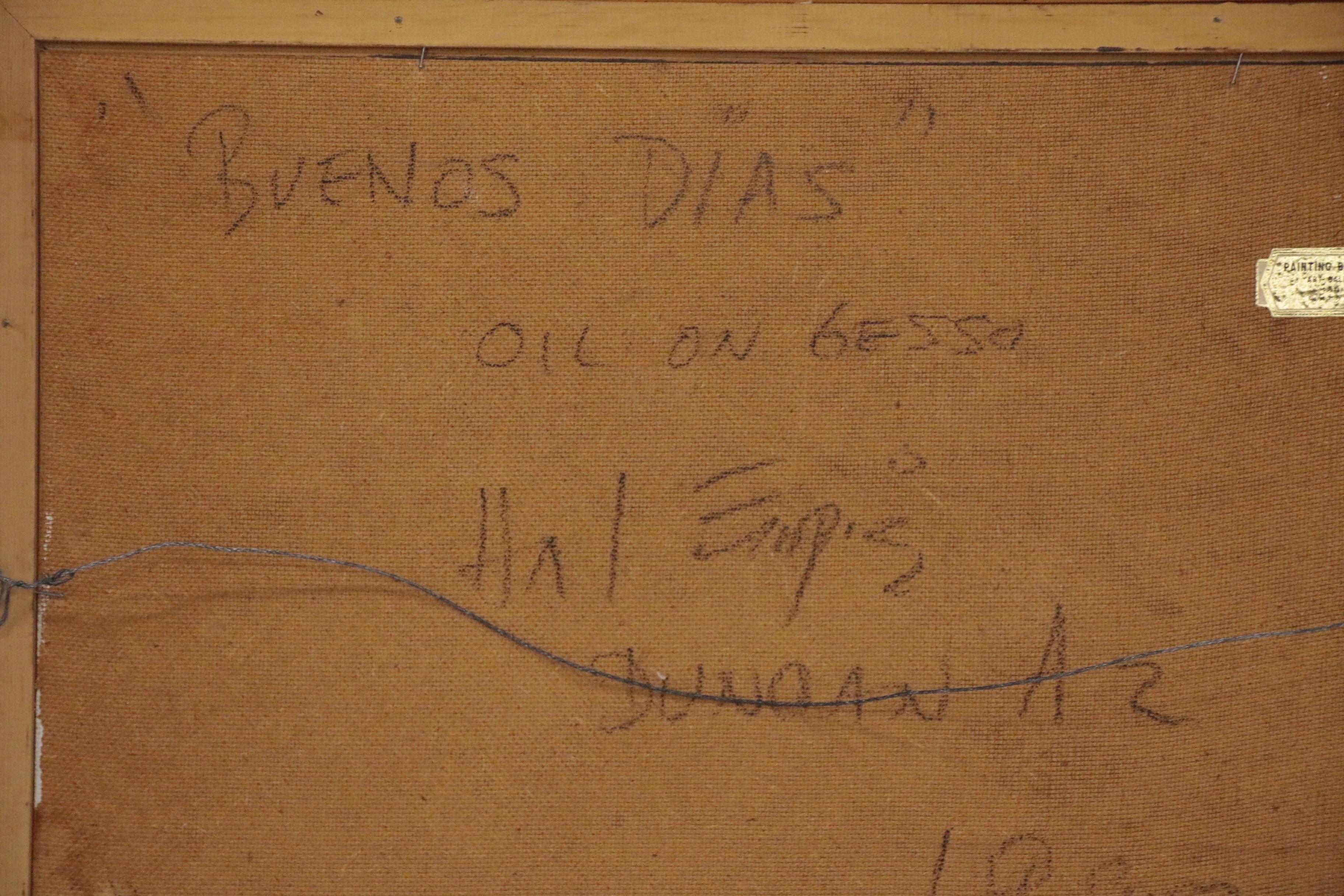 Hal Empie Oil Painting "Buenos Dias", 1980