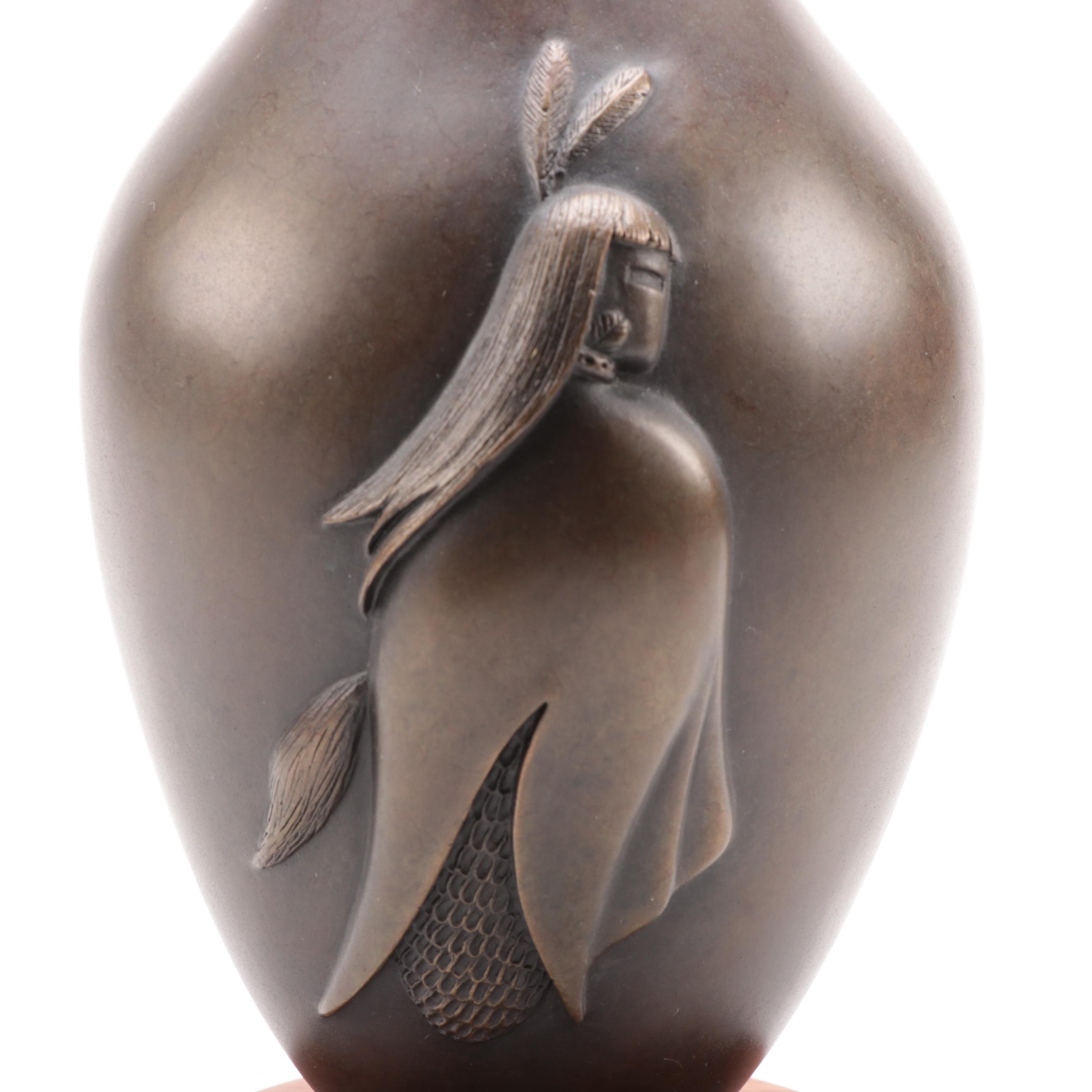 Al Qöyawayma Bronze Vessel "Field Katsina," 1985