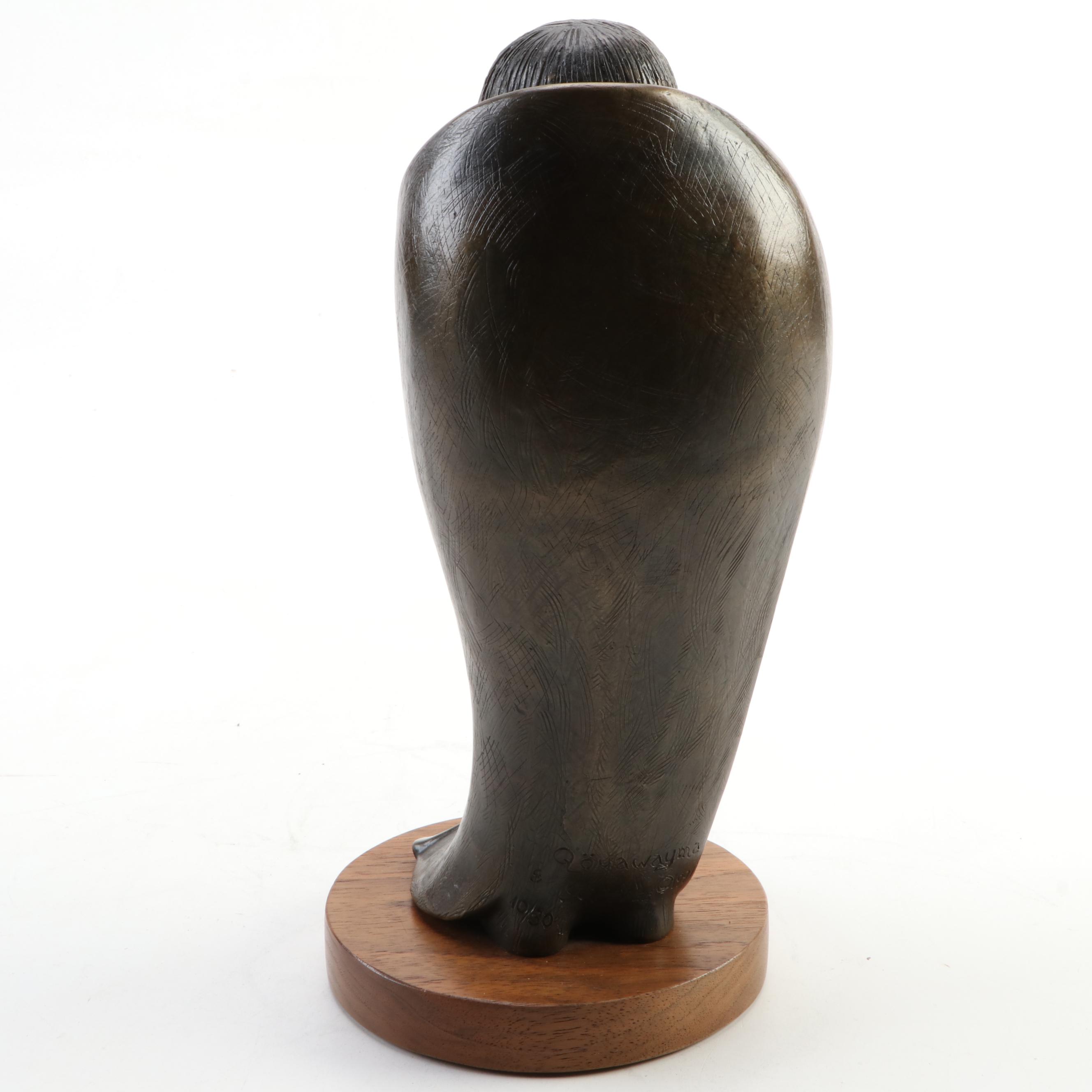 Al Qöyawayma and Charles Supplee Bronze Sculpture "Hopi Maiden," 1991