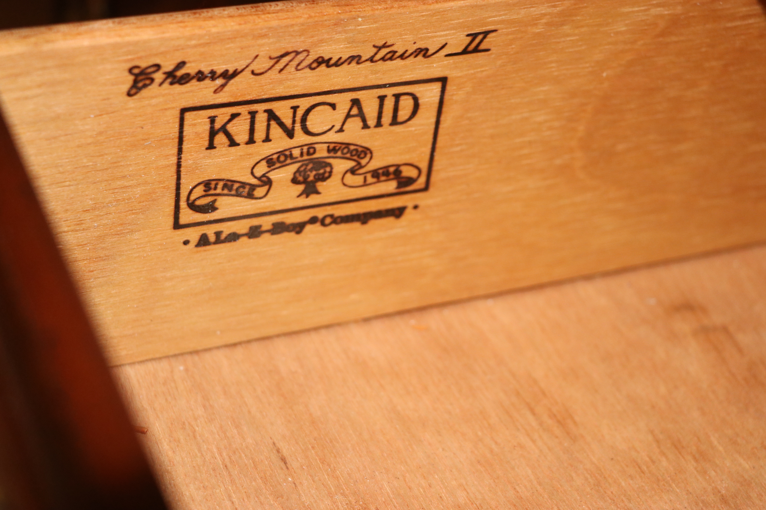 Kincaid "Cherry Mountain II" China Cabinet with Side Cabinets