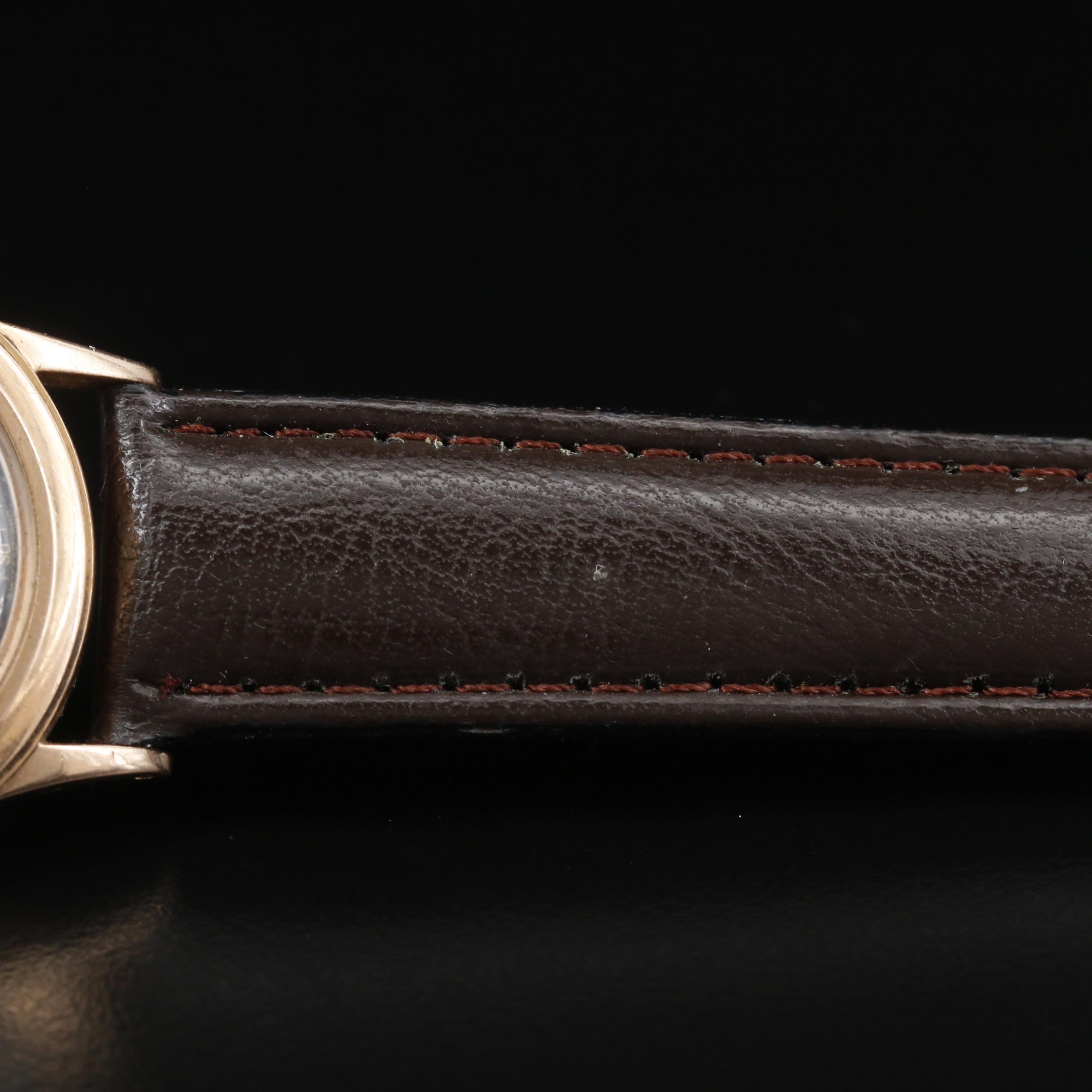 Vintage Doxa Anti Magnetic 14K Gold Stem Wind Watch