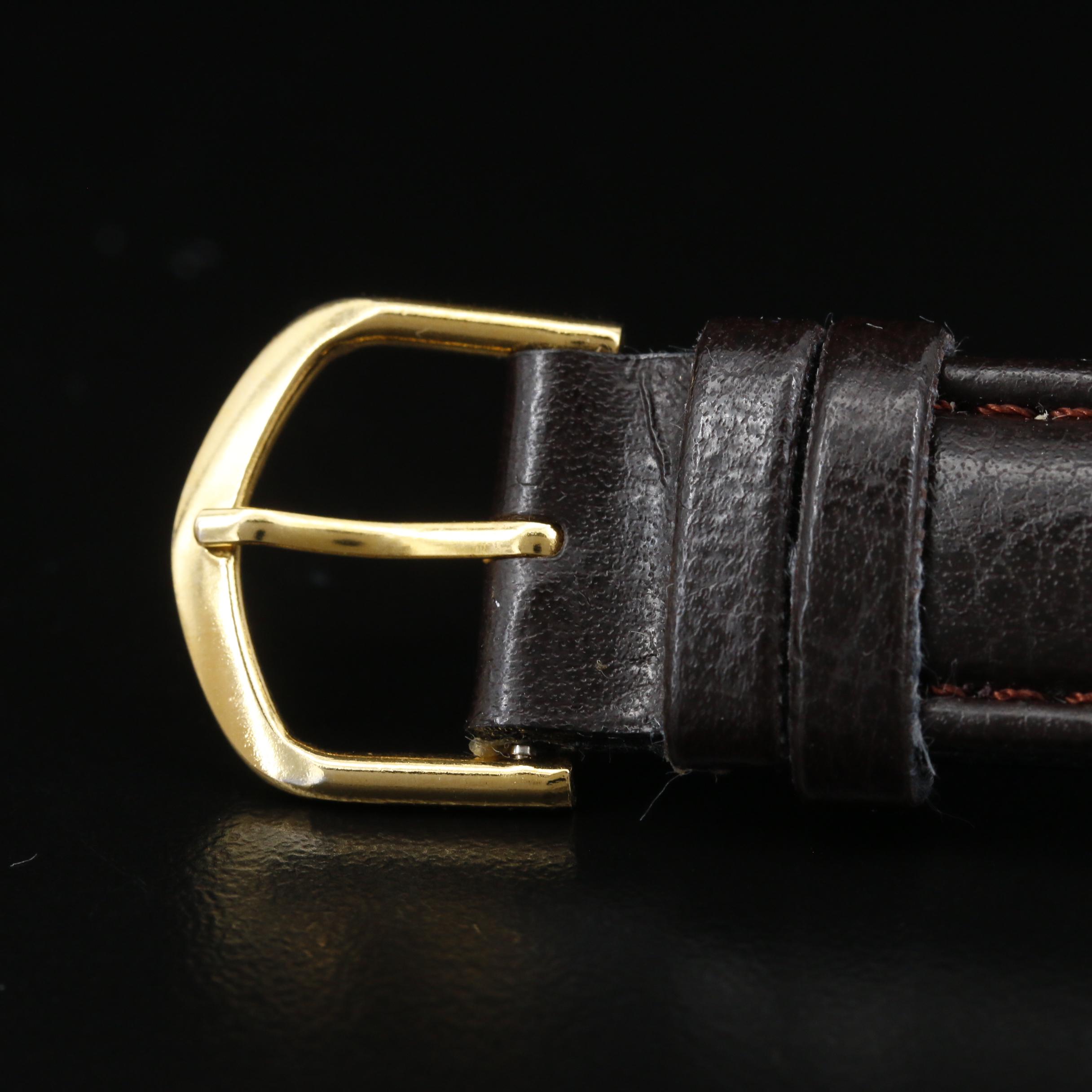 Vintage Doxa Anti Magnetic 14K Gold Stem Wind Watch