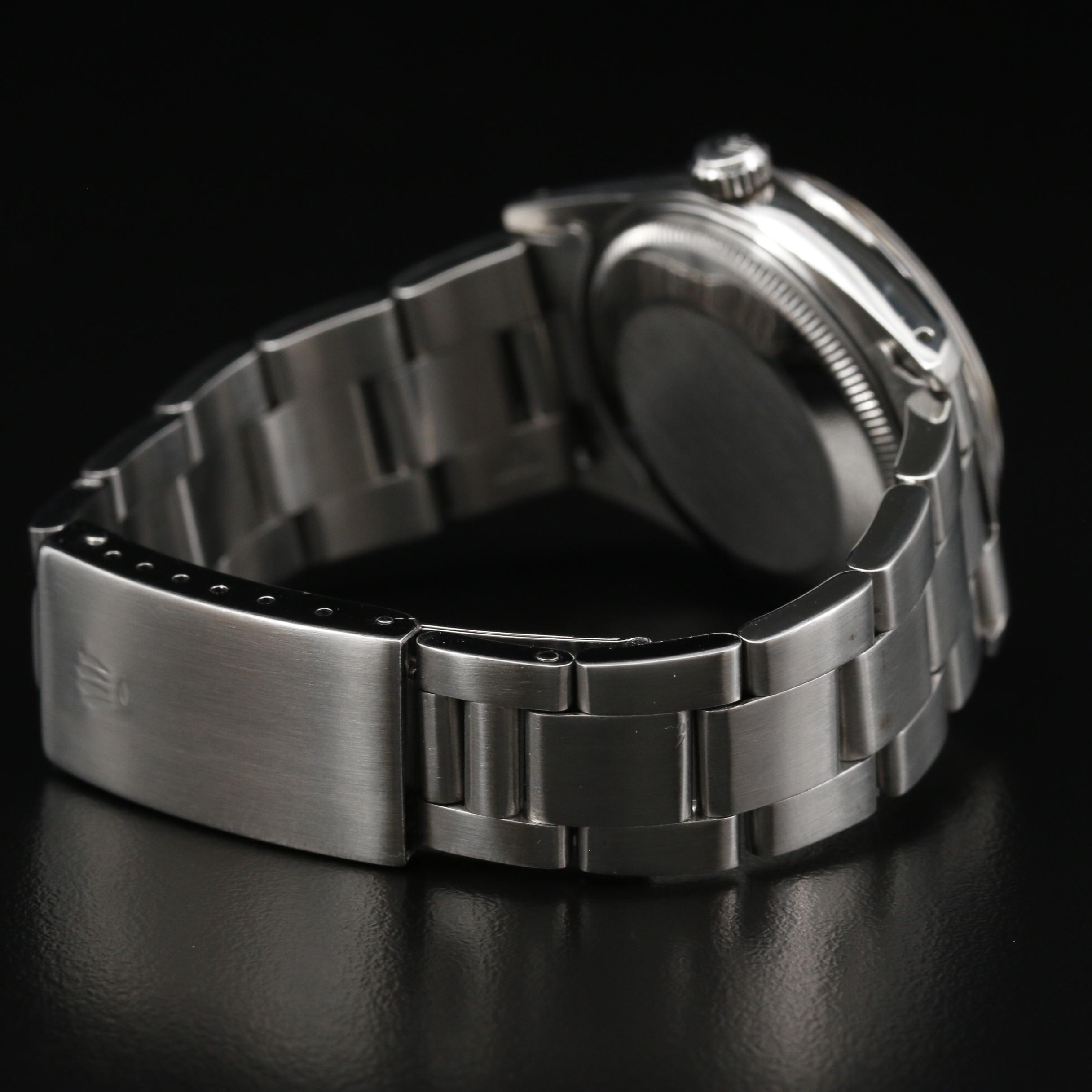 1982 Rolex Oyster Perpetual Date Stainless Steel Watch