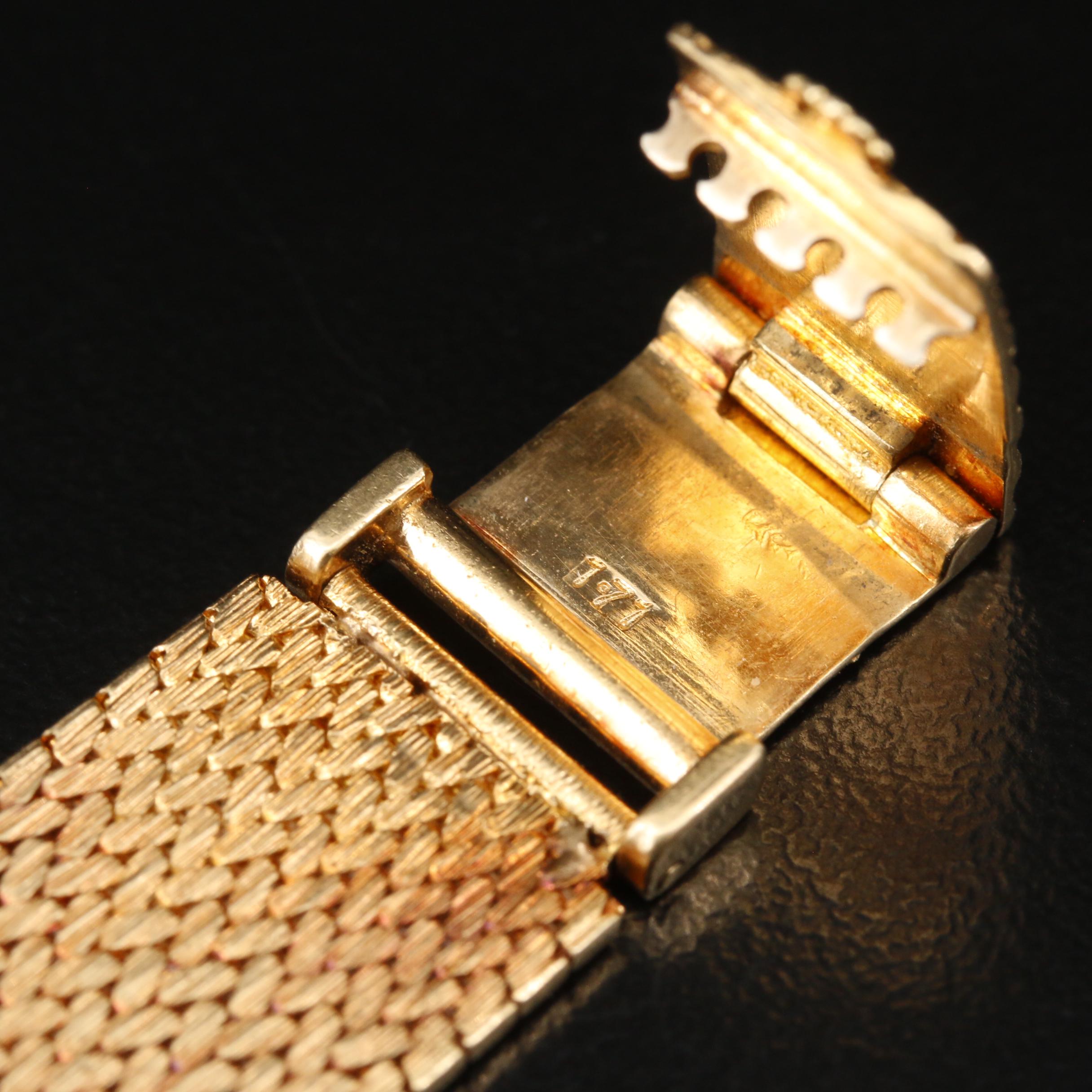 Rolex "Cellini" 1.20 CTW Diamond and 18K Gold Stem Wind Watch