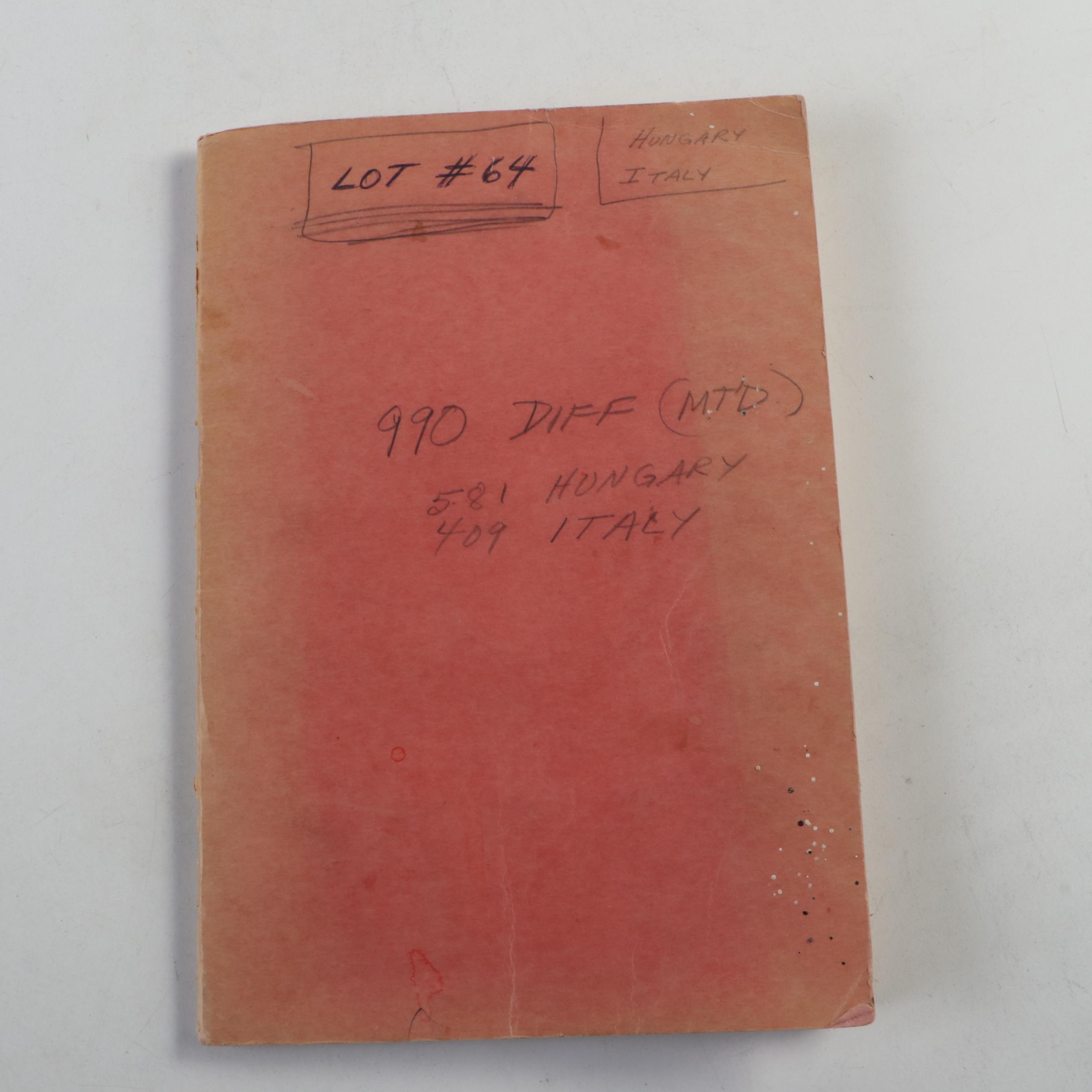 Collection of Vintage Foreign Postage Stamps, Covers and Postcards