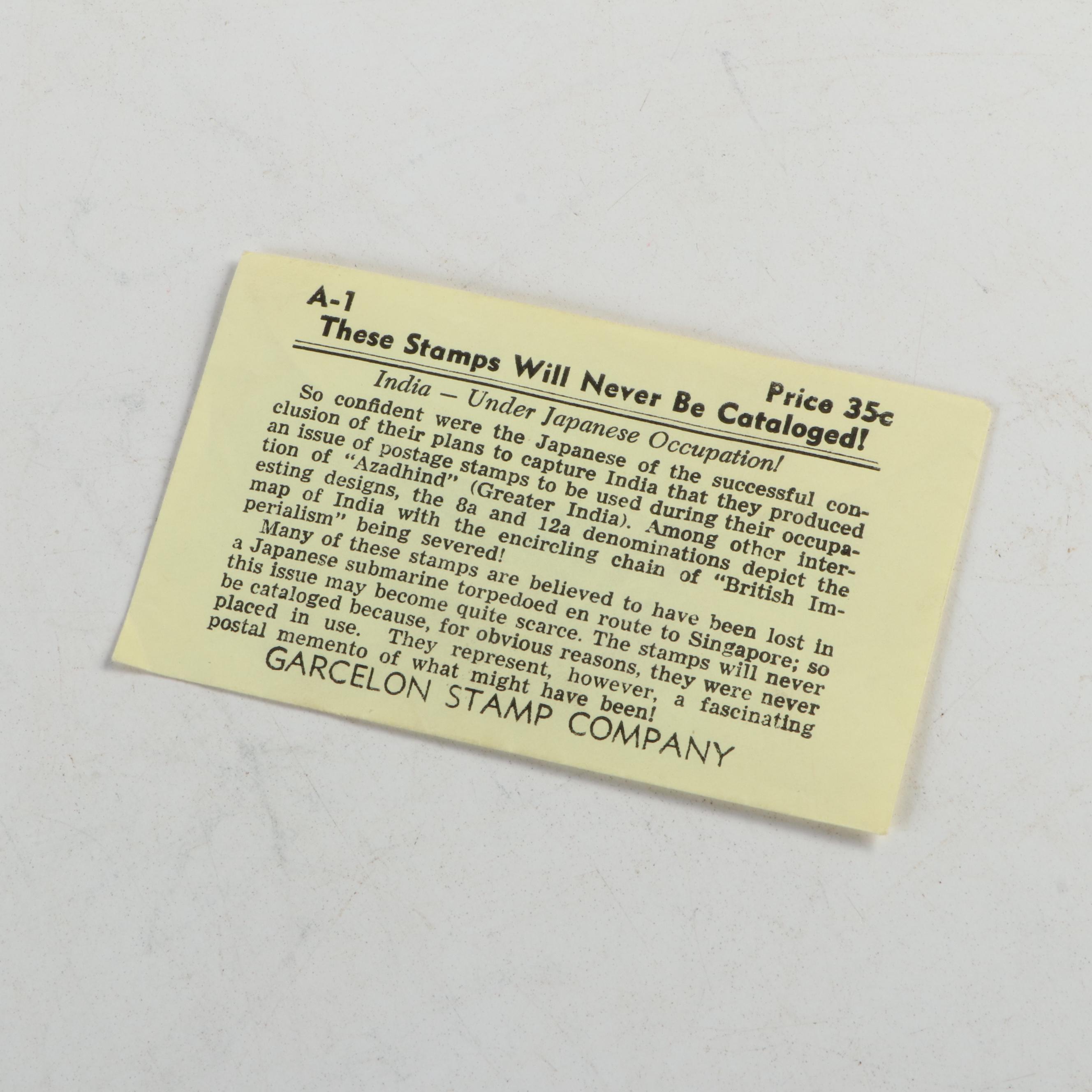 Collection of Vintage Foreign Postage Stamps, Covers and Postcards