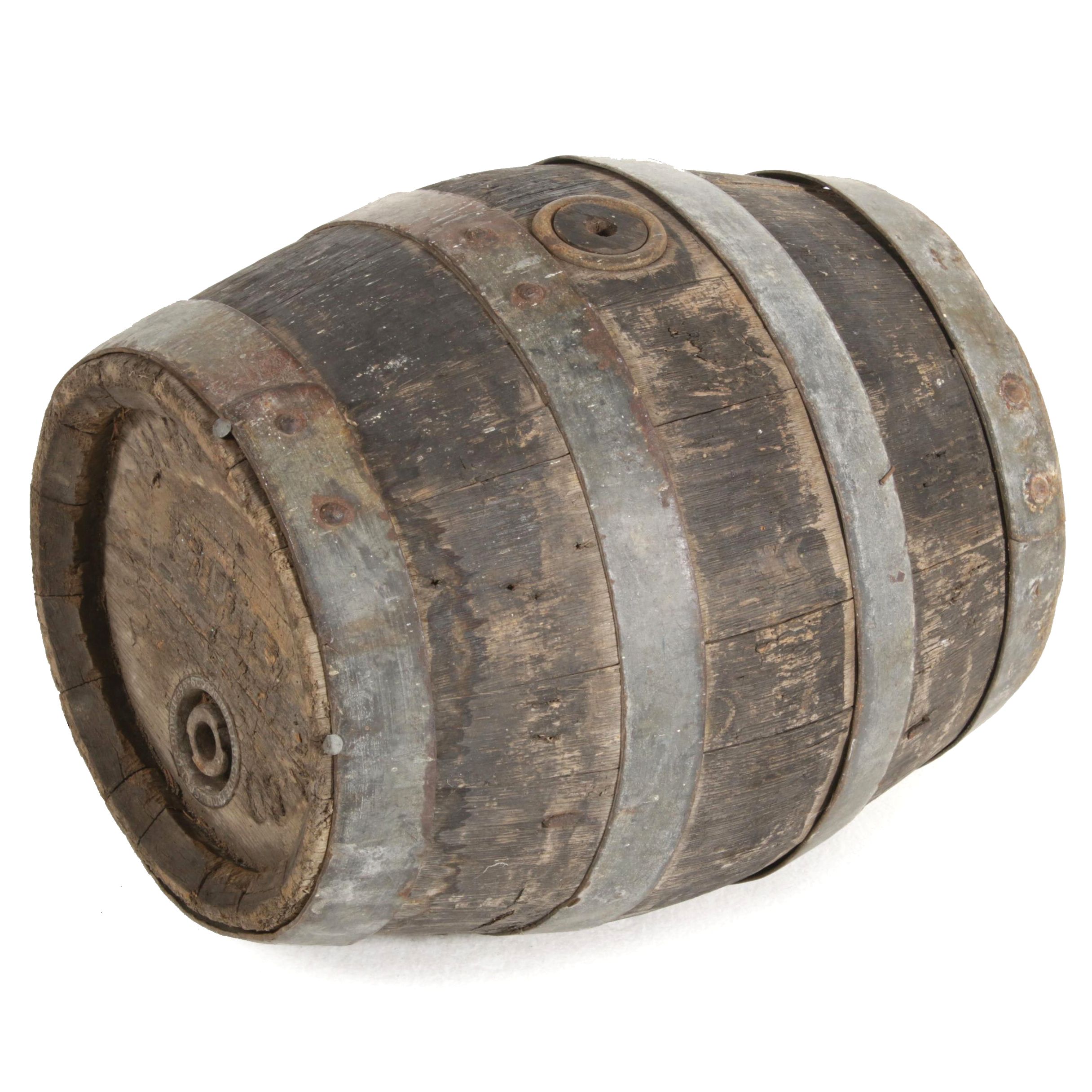 John Wagner & Sons Brewing Company Oak Keg, Early 20th Century