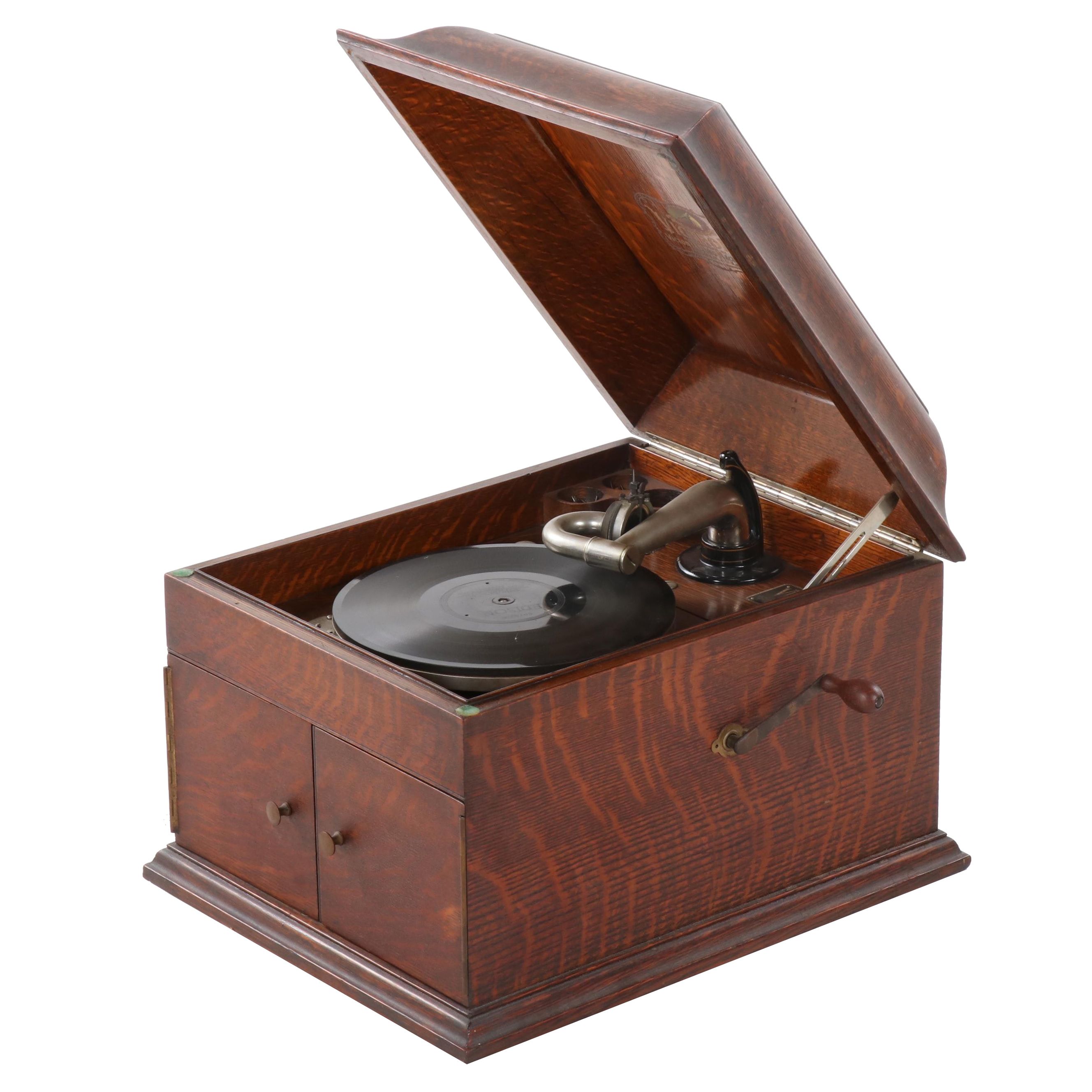 Victrola Victor Talking Machine Hand Crank Record Player