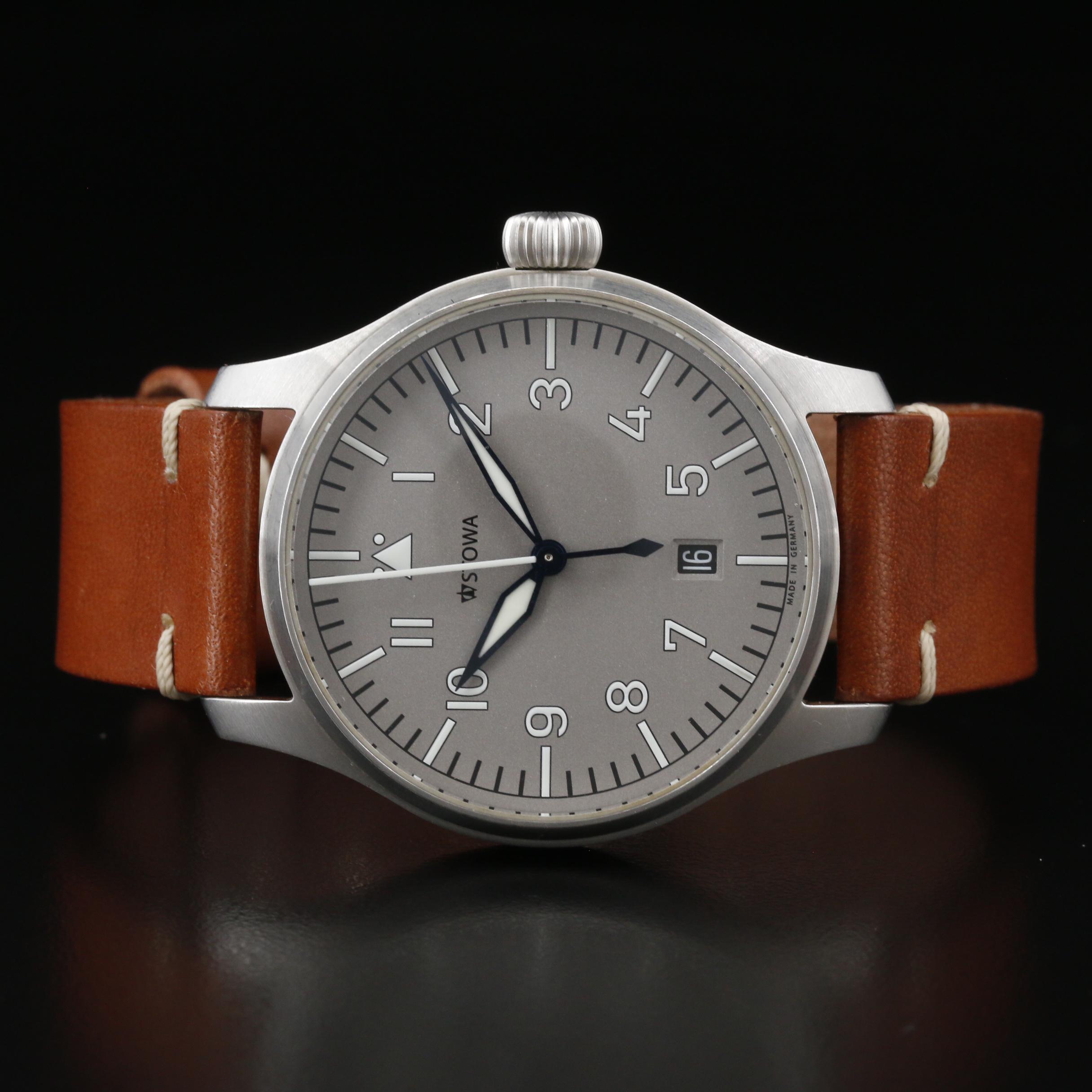 Stowa "Flieger Ikarus" Stainless Steel Automatic Watch