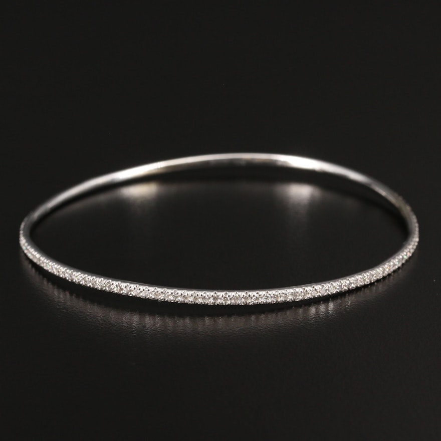 14K 1.45 CTW Diamond Eternity Bangle