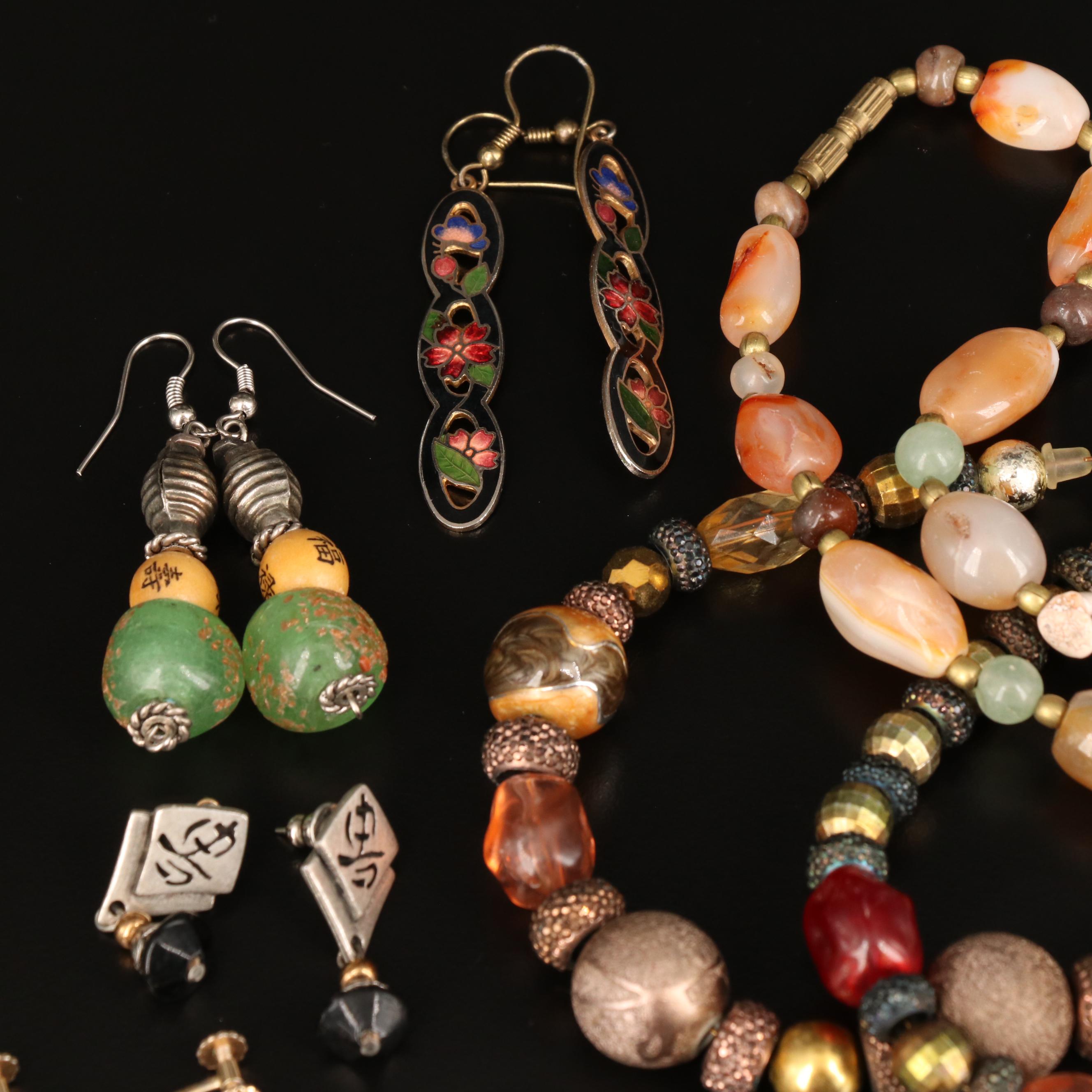 Jewelry Featuring Krementz, Ronci, Amethyst and Agate