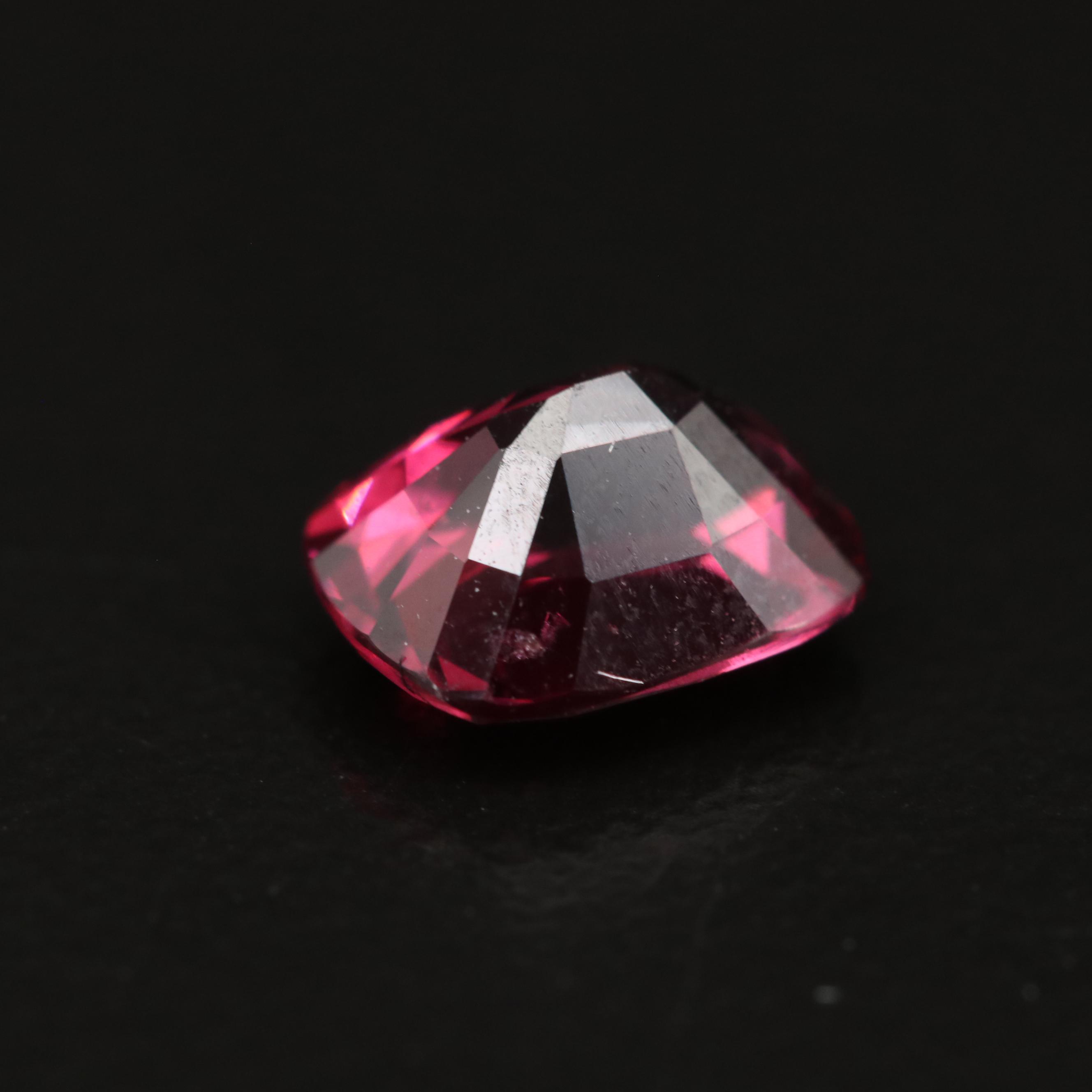 Loose 1.36 CT Rectangular Cushion Faceted Spinel