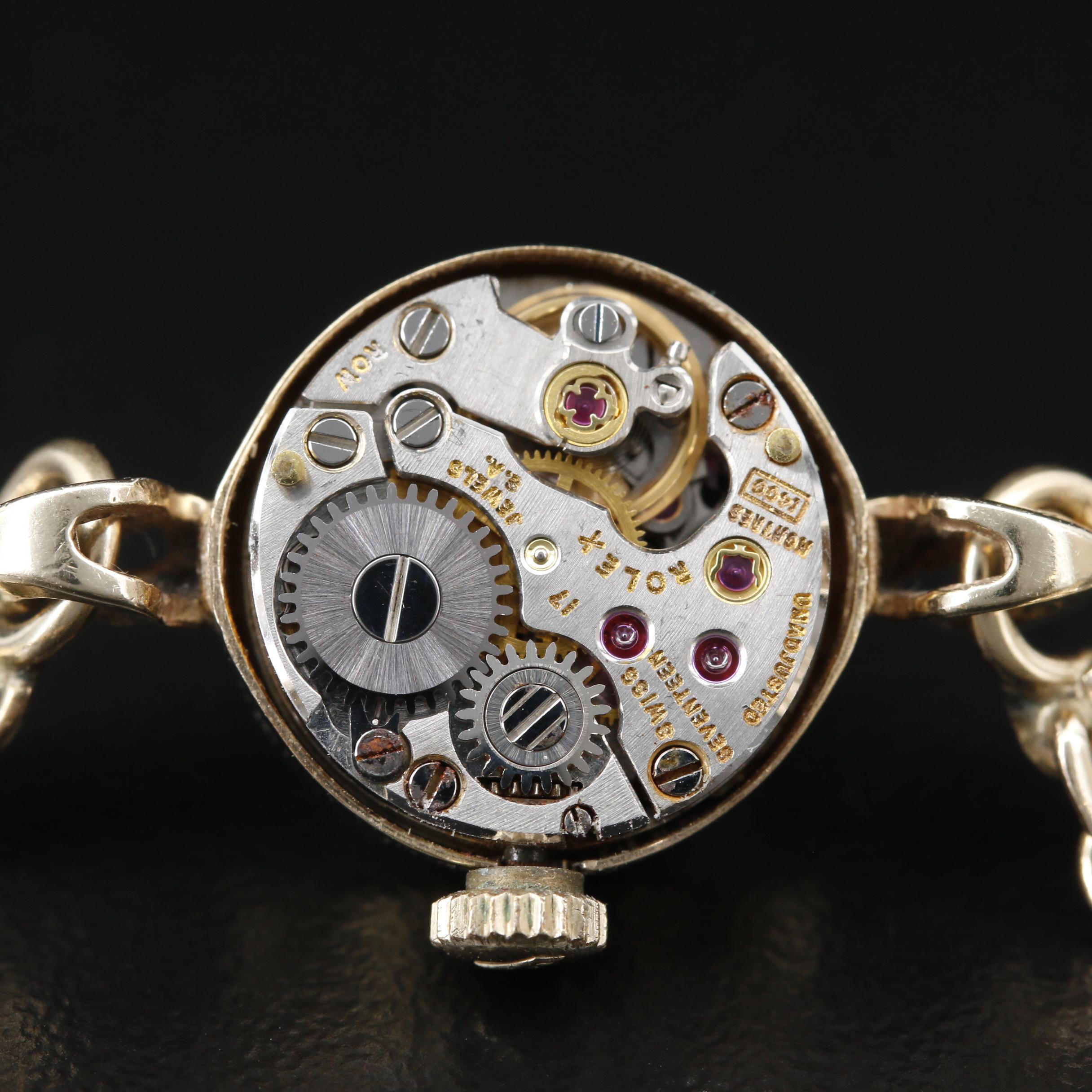 Rolex 14K Gold Stem Wind Watch