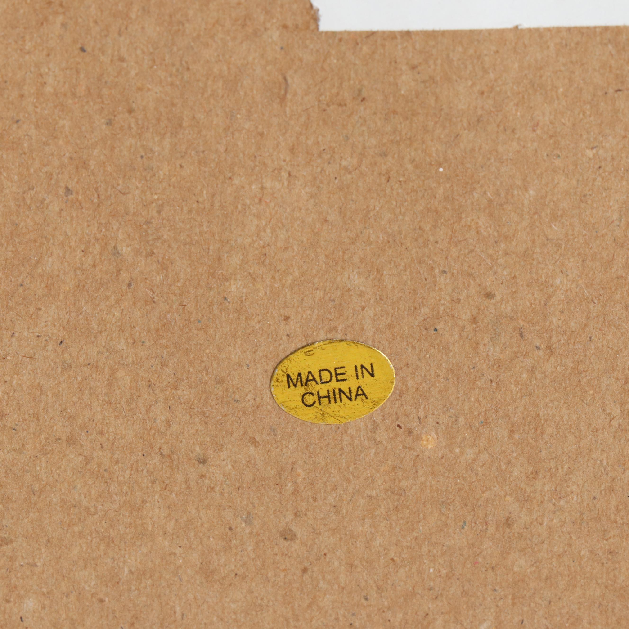 Large Uttermost Ebonized and Parcel-Gilt Mirror