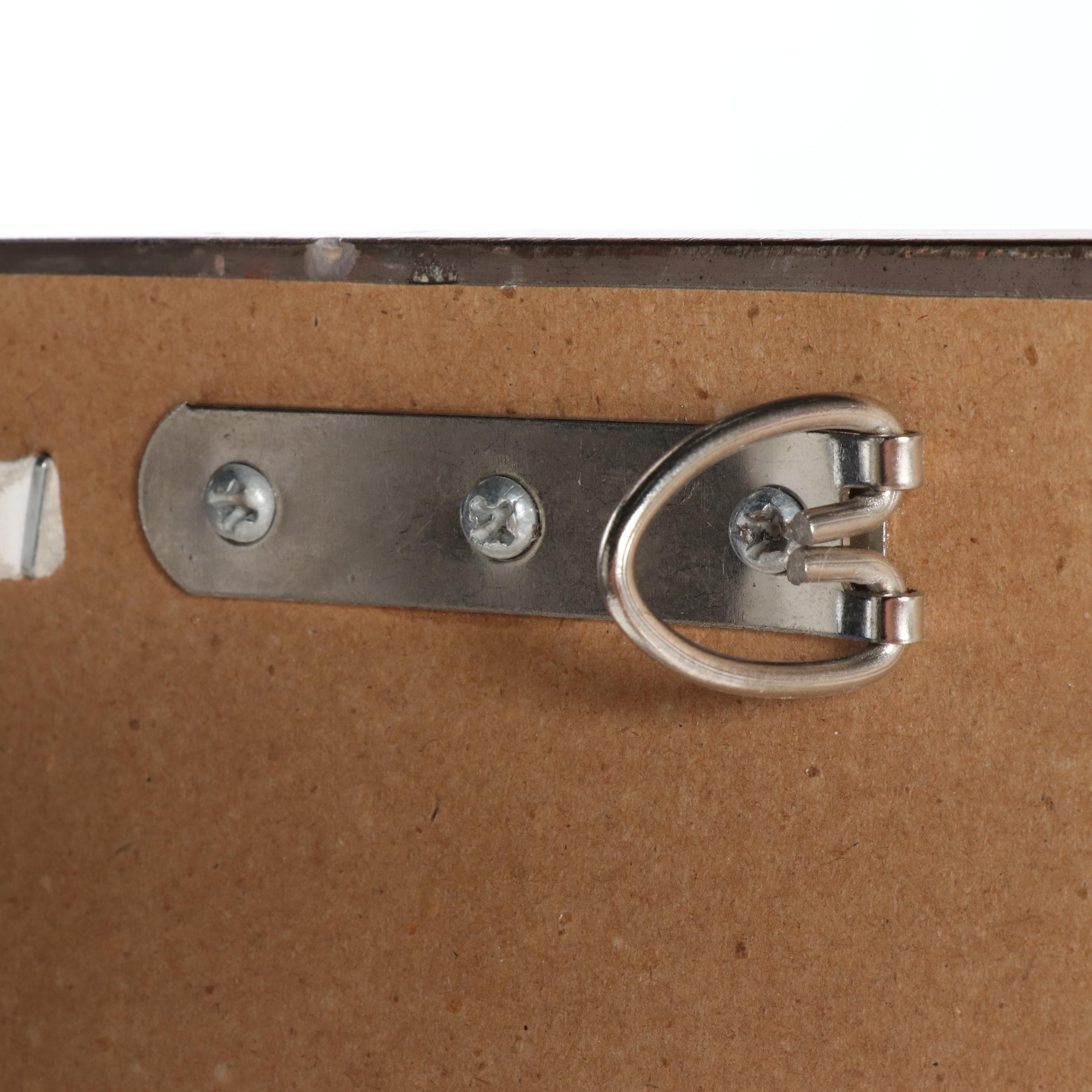 Large Uttermost Ebonized and Parcel-Gilt Mirror