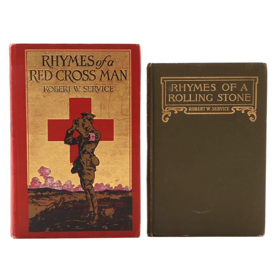 "Rhymes of a Rolling Stone" and "Rhymes of a Red Cross Man" by Robert W. Service
