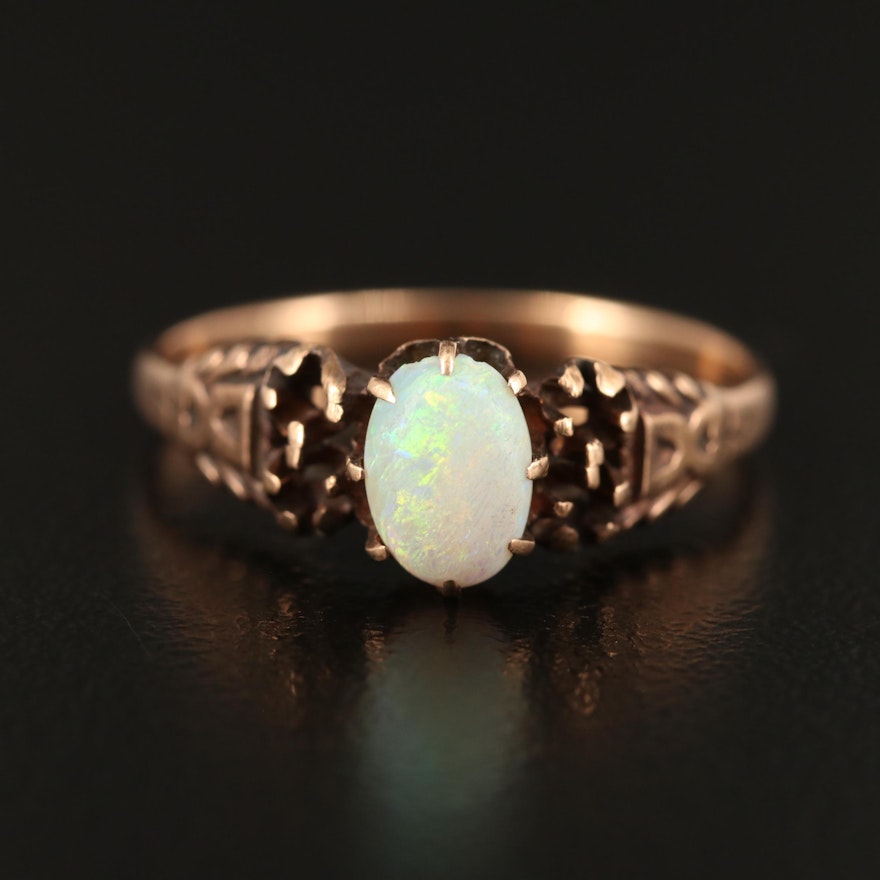 Vintage 10K Opal Ring