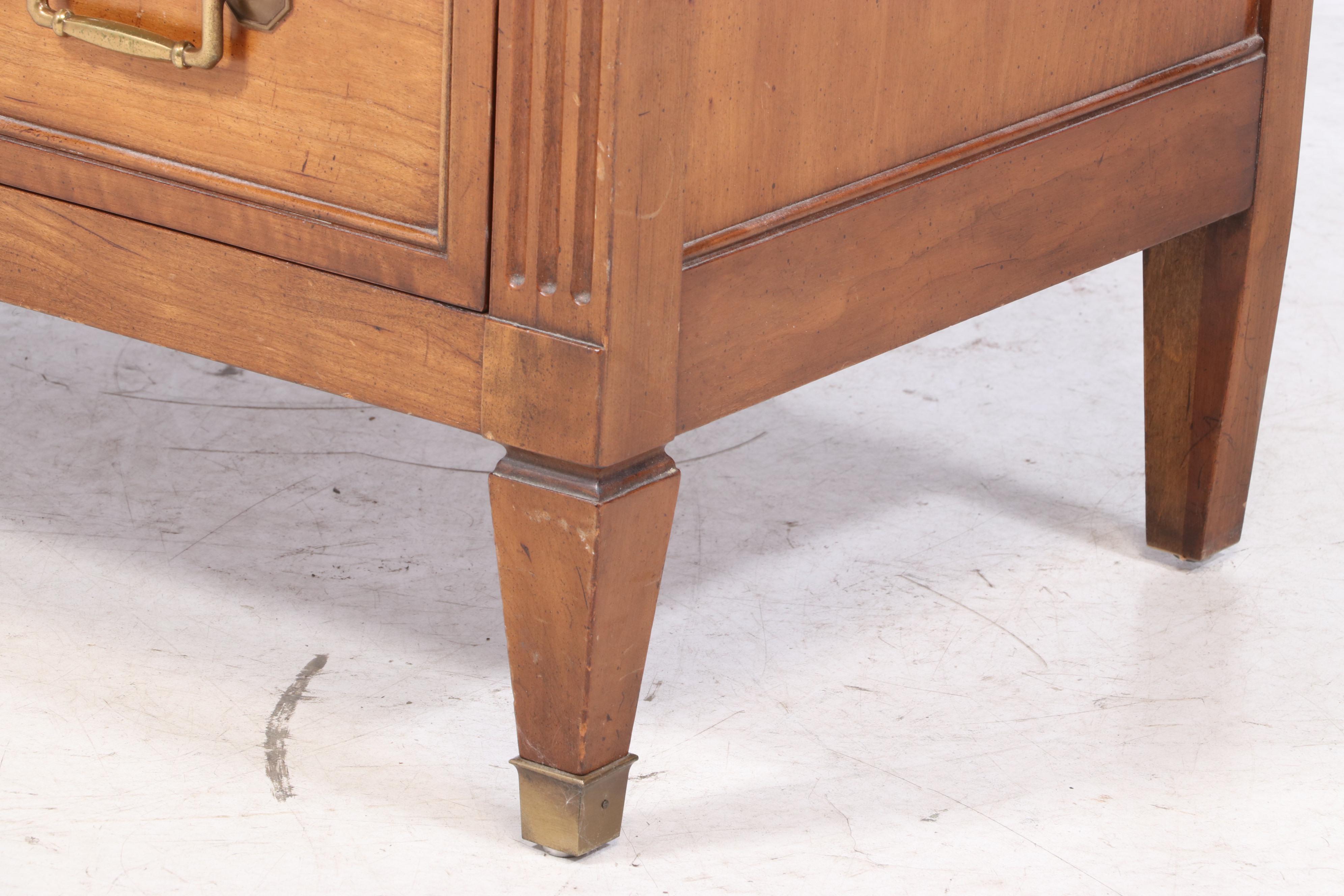 Kindel "Belvedere" Cherrywood Seven-Drawer Chest, Mid to Late 20th Century