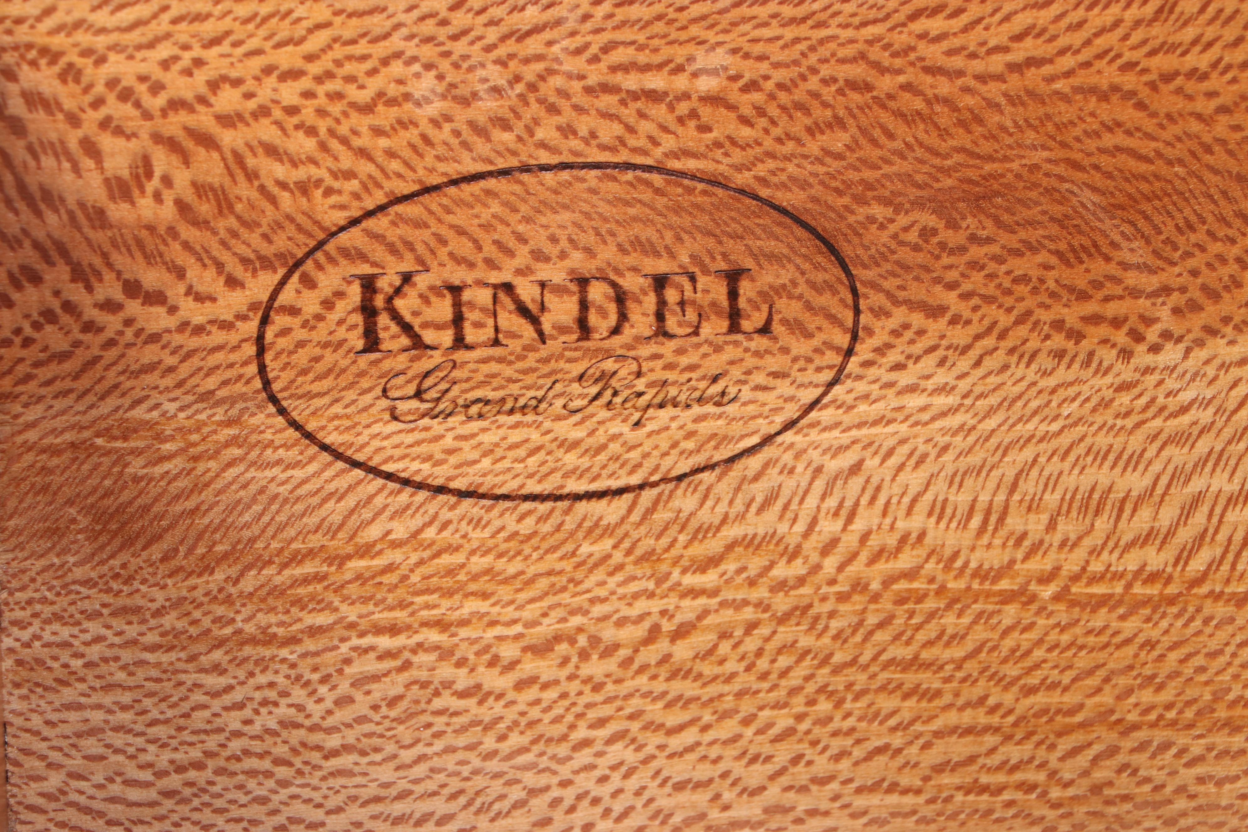 Kindel "Belvedere" Cherrywood Seven-Drawer Chest, Mid to Late 20th Century