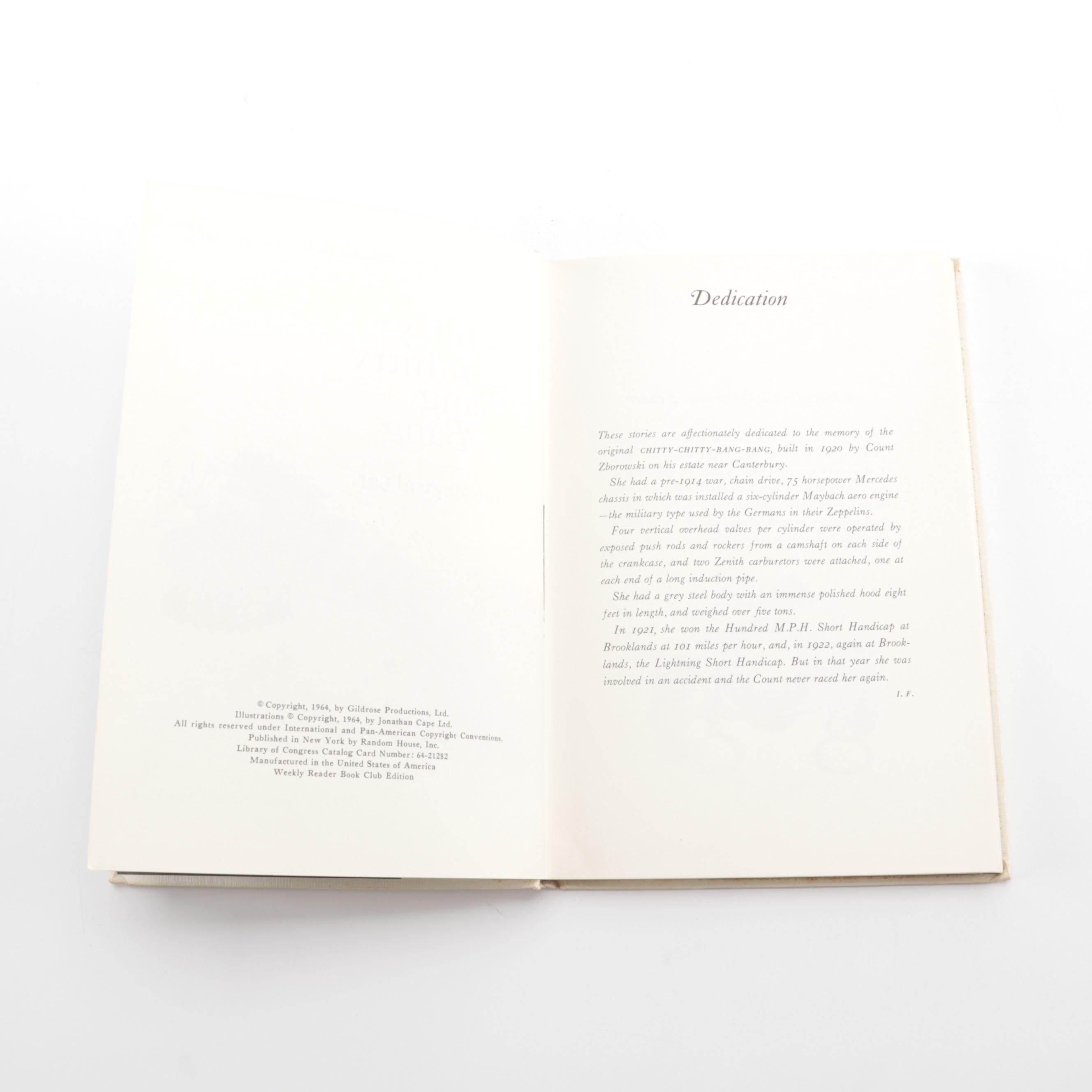 "Chitty Chitty Bang Bang: The Magical Car" by Ian Fleming, 1964