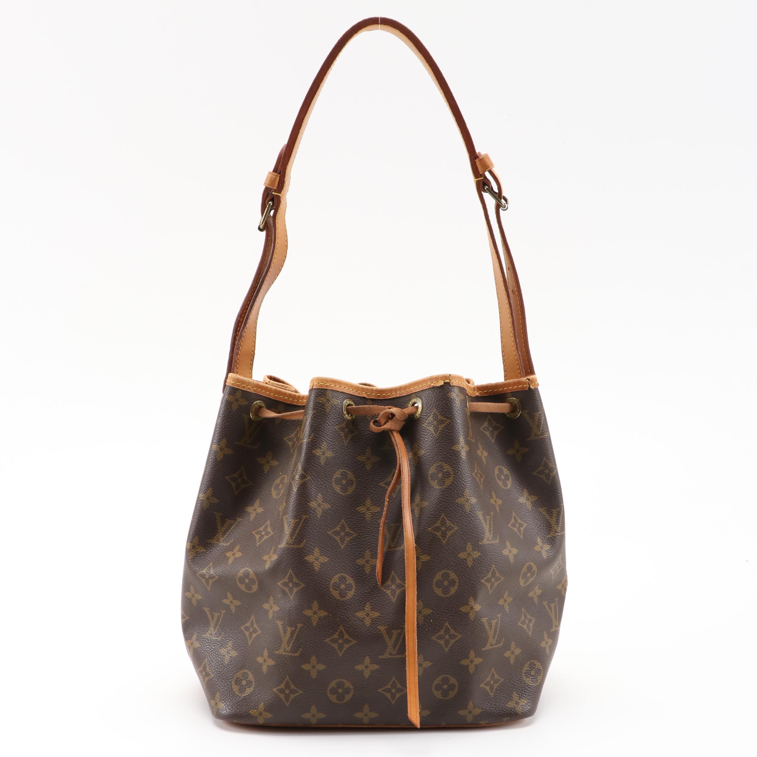 Louis Vuitton Petit Noé in Monogram Canvas and Vachetta Leather