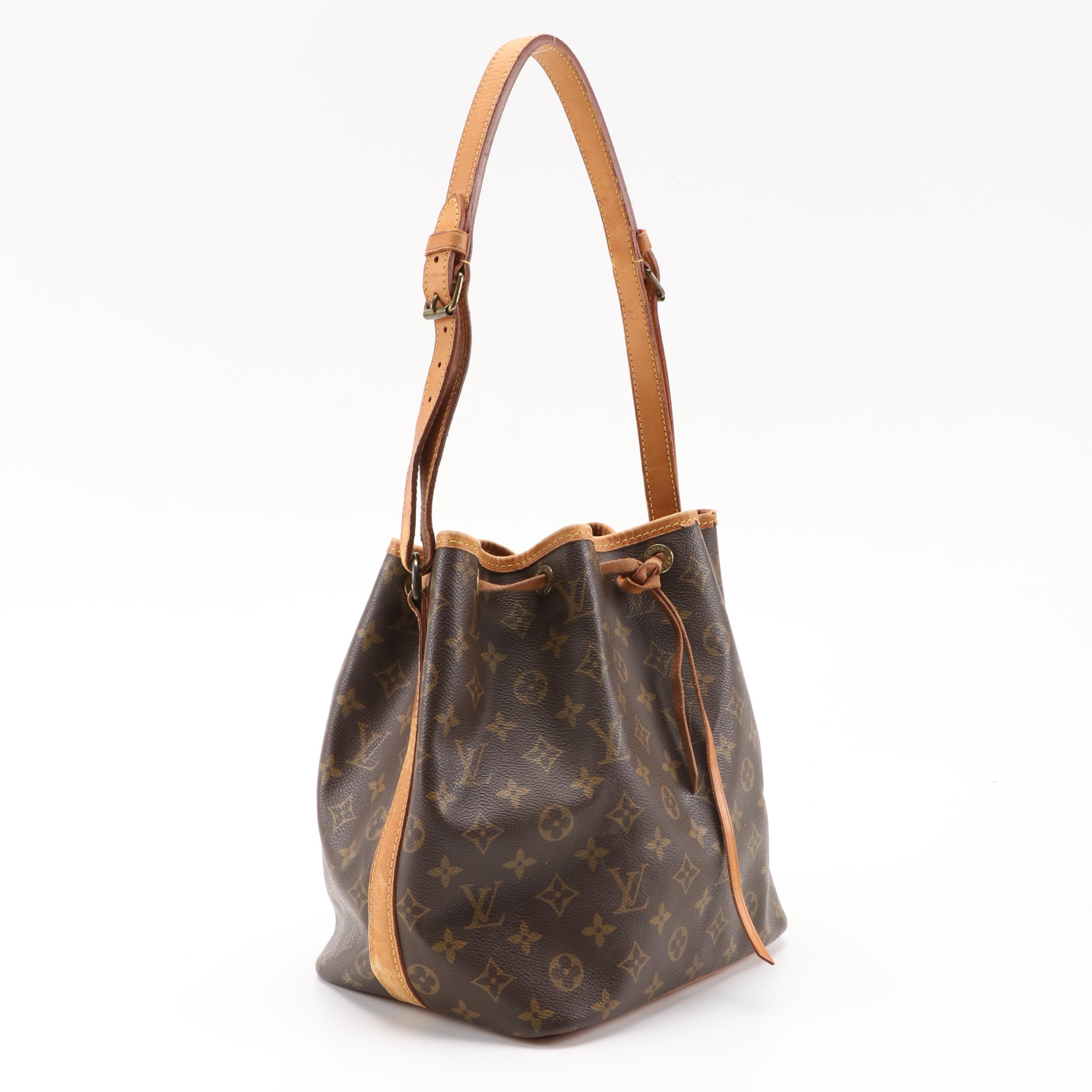 Louis Vuitton Petit Noé in Monogram Canvas and Vachetta Leather