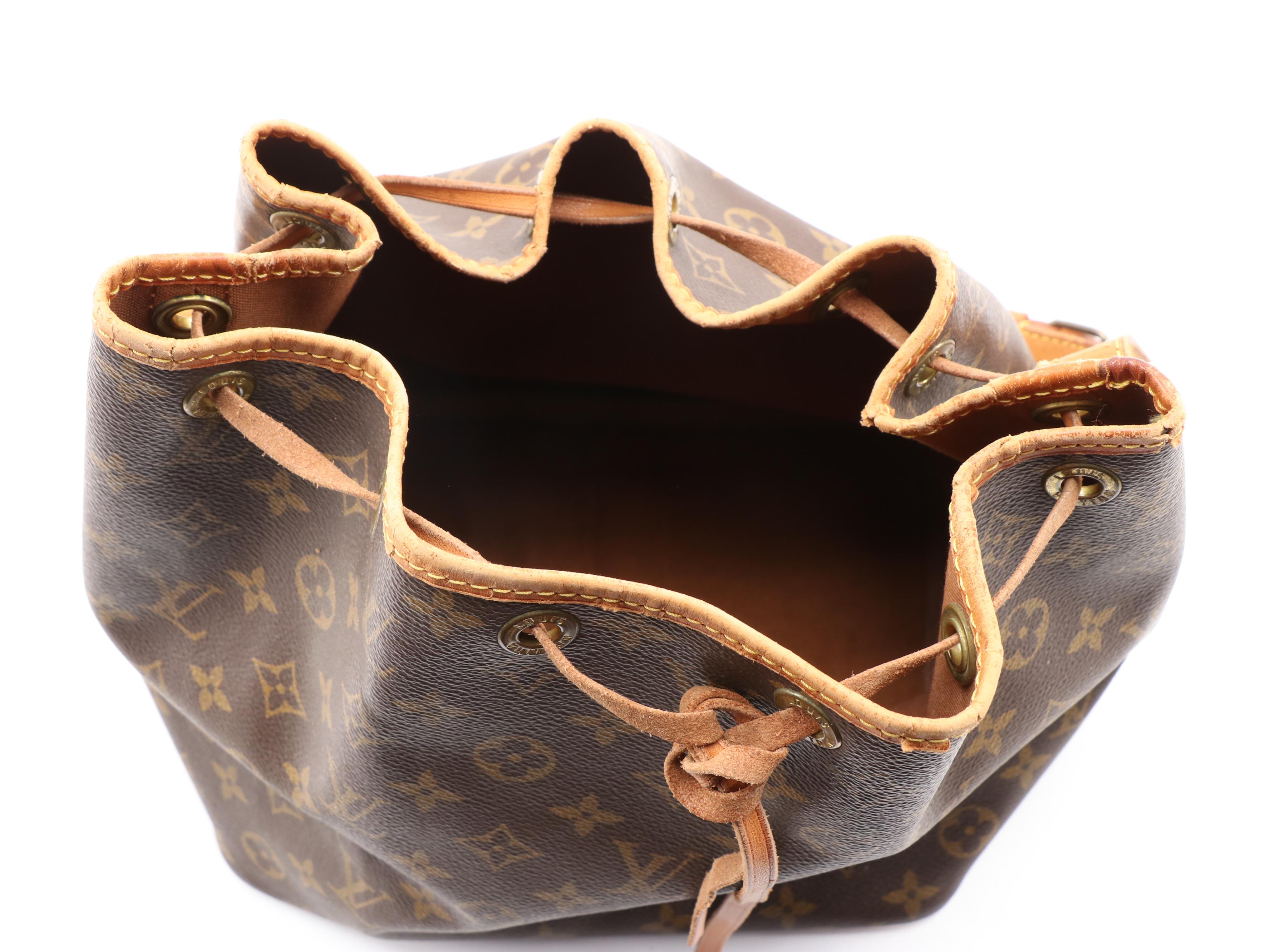 Louis Vuitton Petit Noé in Monogram Canvas and Vachetta Leather