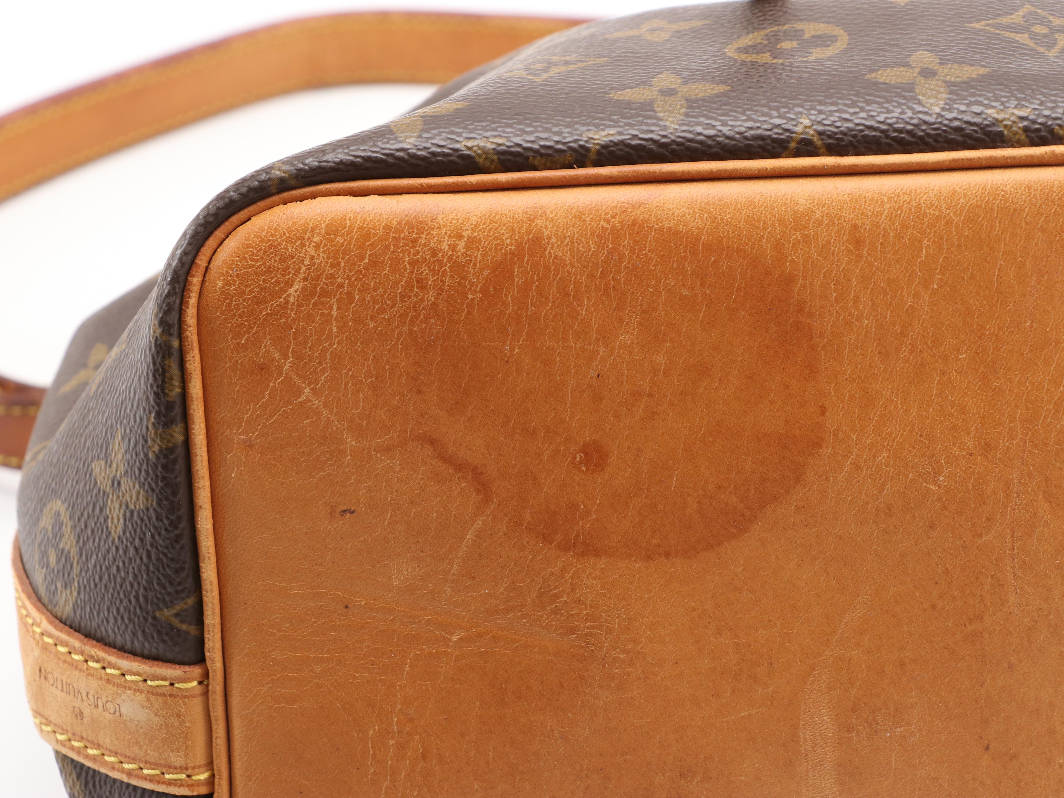 Louis Vuitton Petit Noé in Monogram Canvas and Vachetta Leather