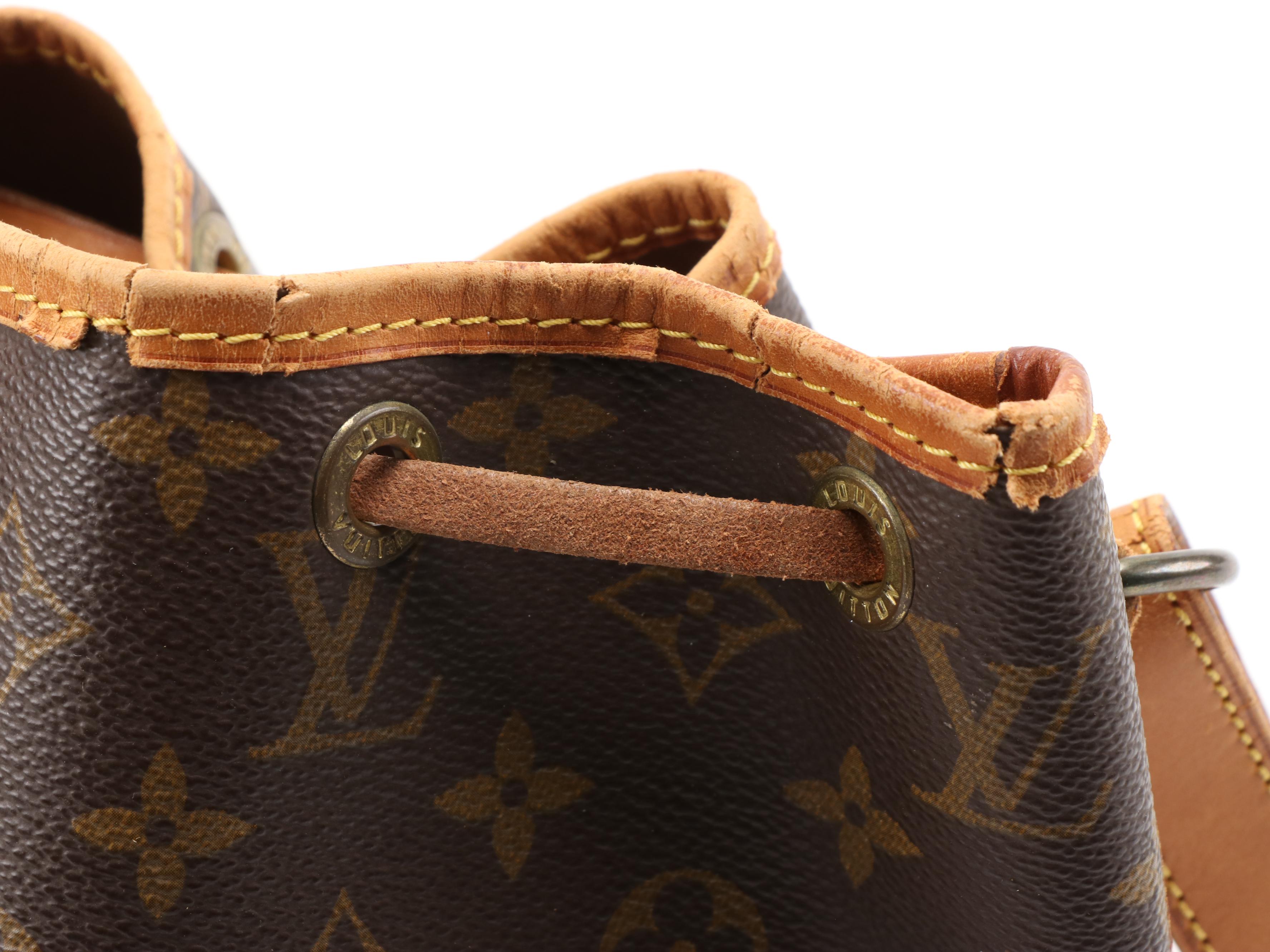 Louis Vuitton Petit Noé in Monogram Canvas and Vachetta Leather