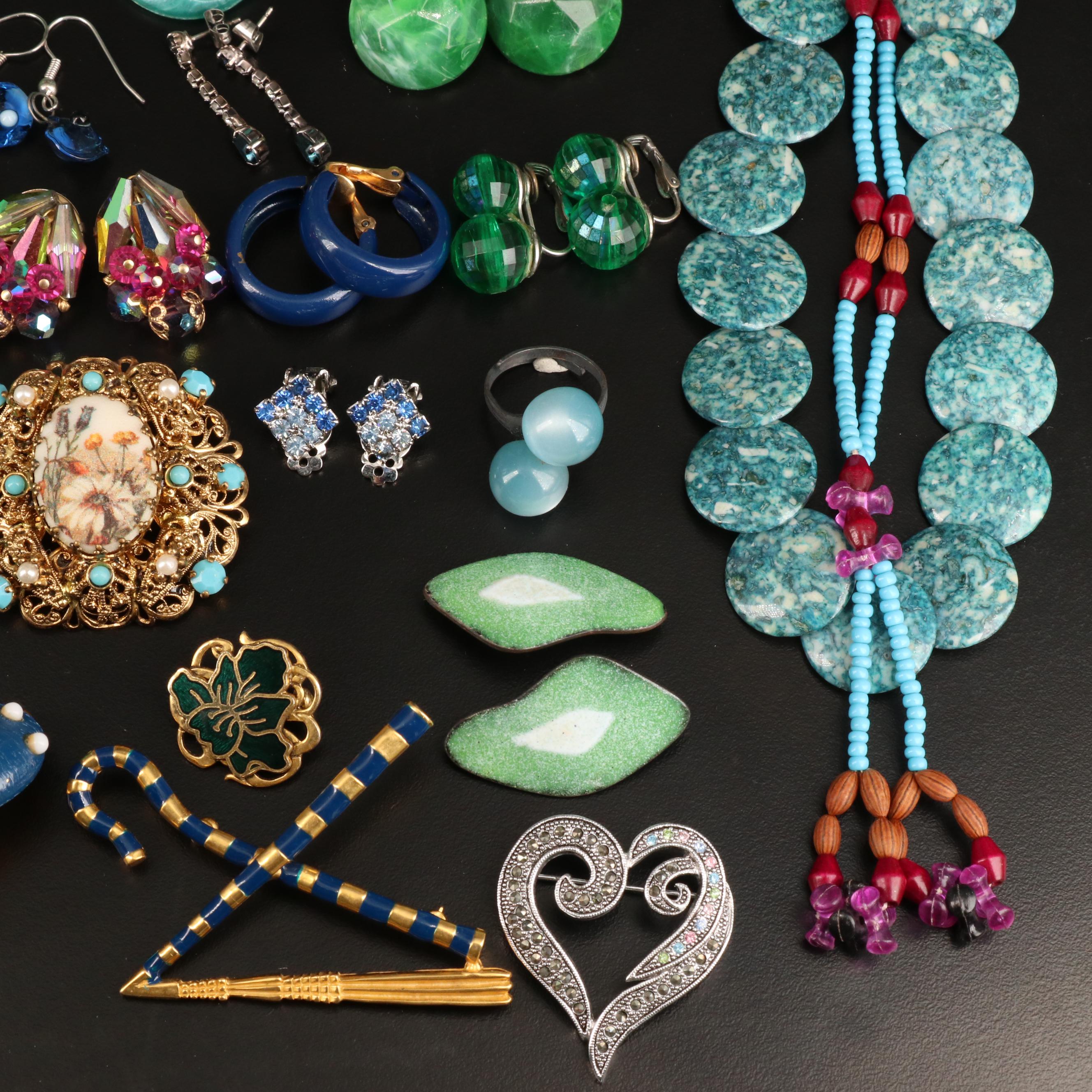 Jewelry Featuring Museum of Modern Art Egyptian Crook and Flail Brooch