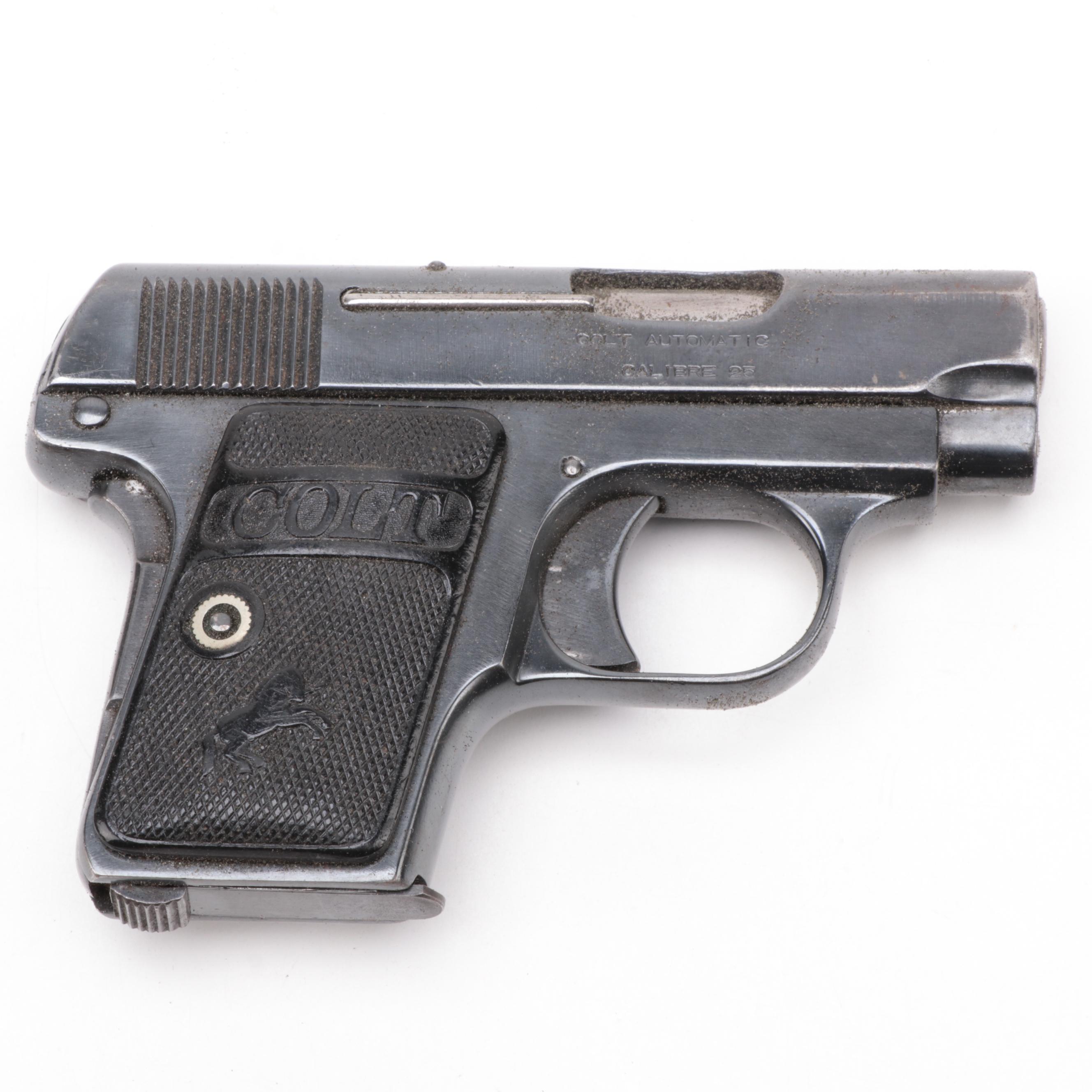 Colt .25 Caliber Model 1908 Semi-Auto Vest Pocket Pistol, 1918