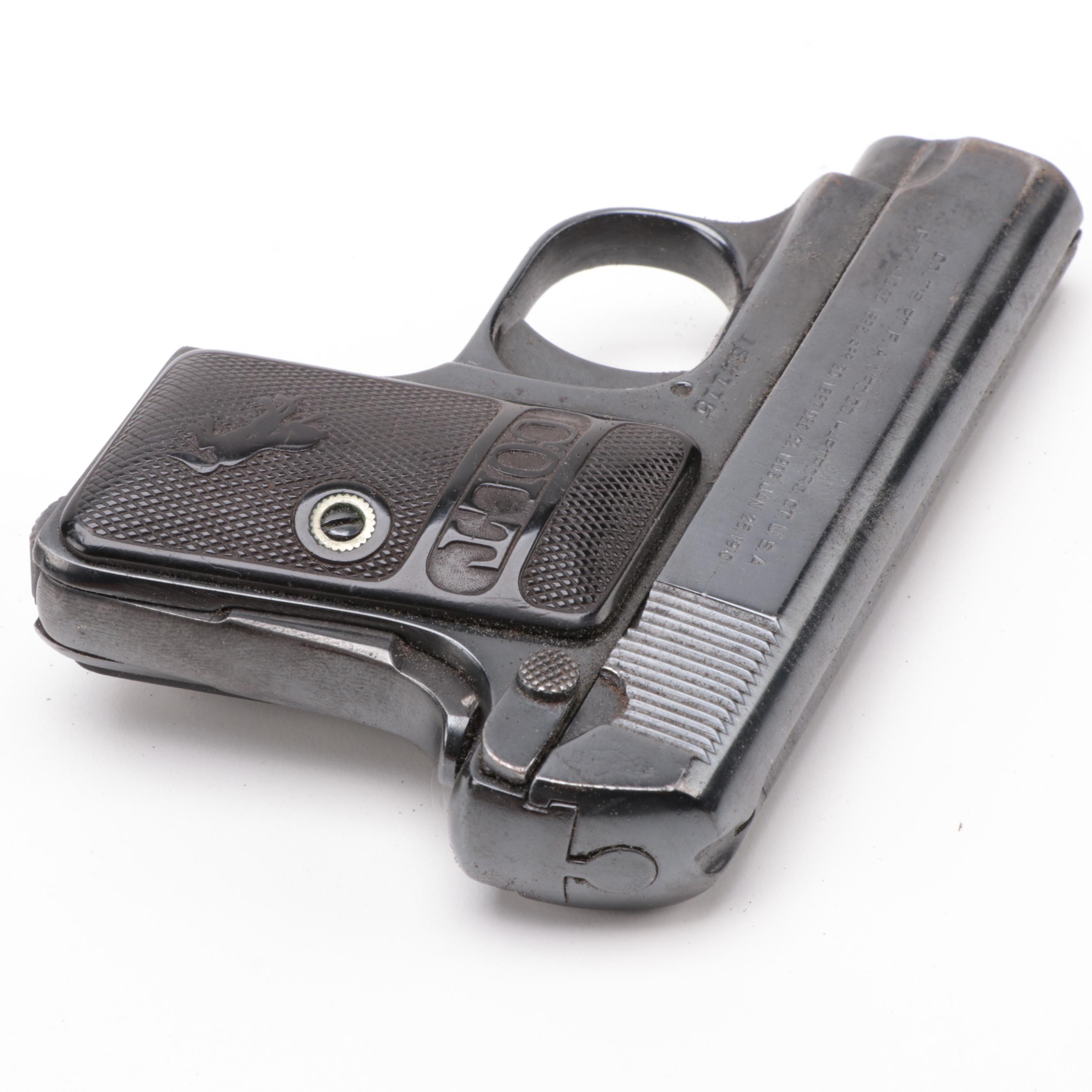 Colt .25 Caliber Model 1908 Semi-Auto Vest Pocket Pistol, 1918
